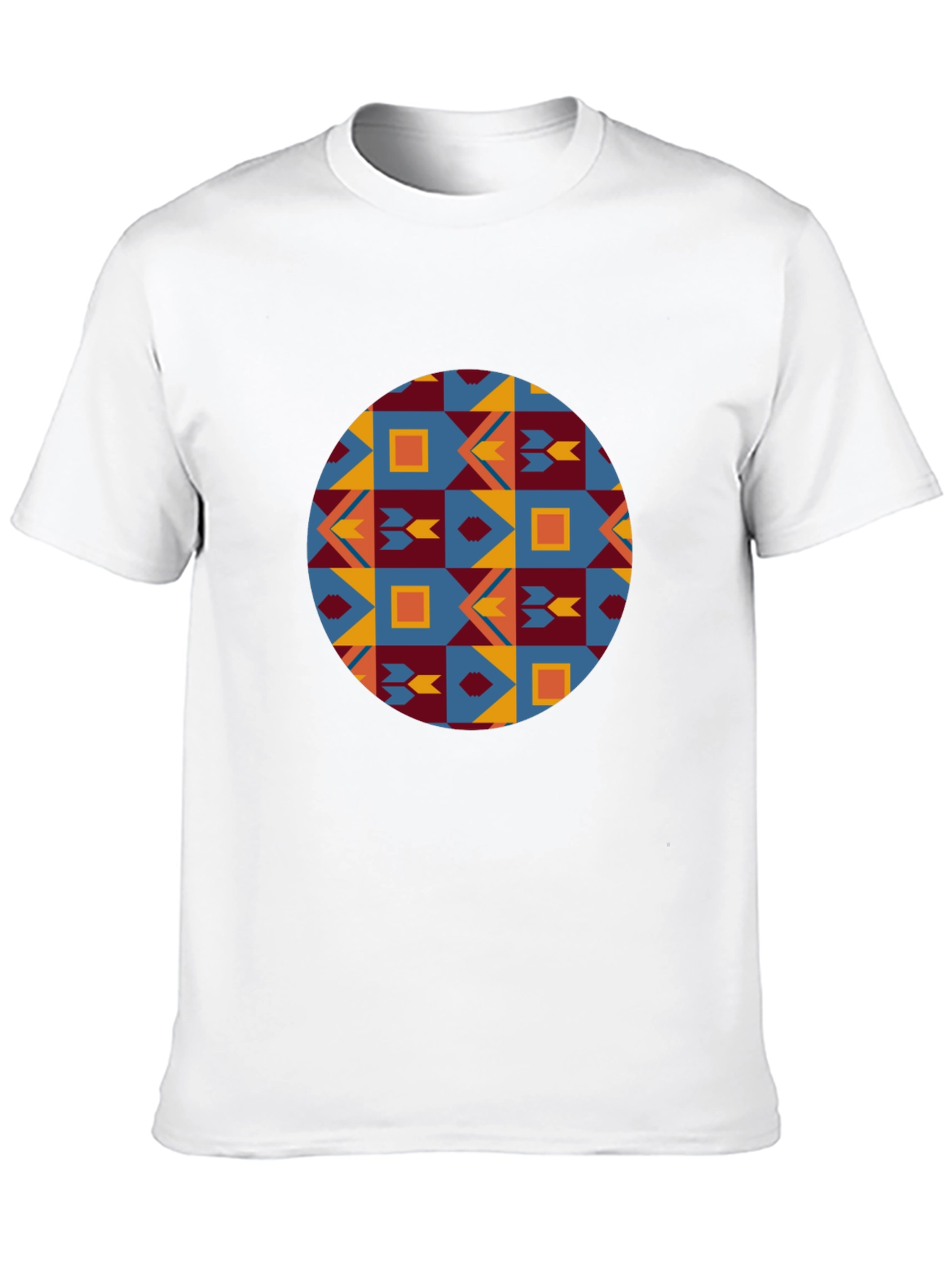 Geometric Circle Pattern Tee