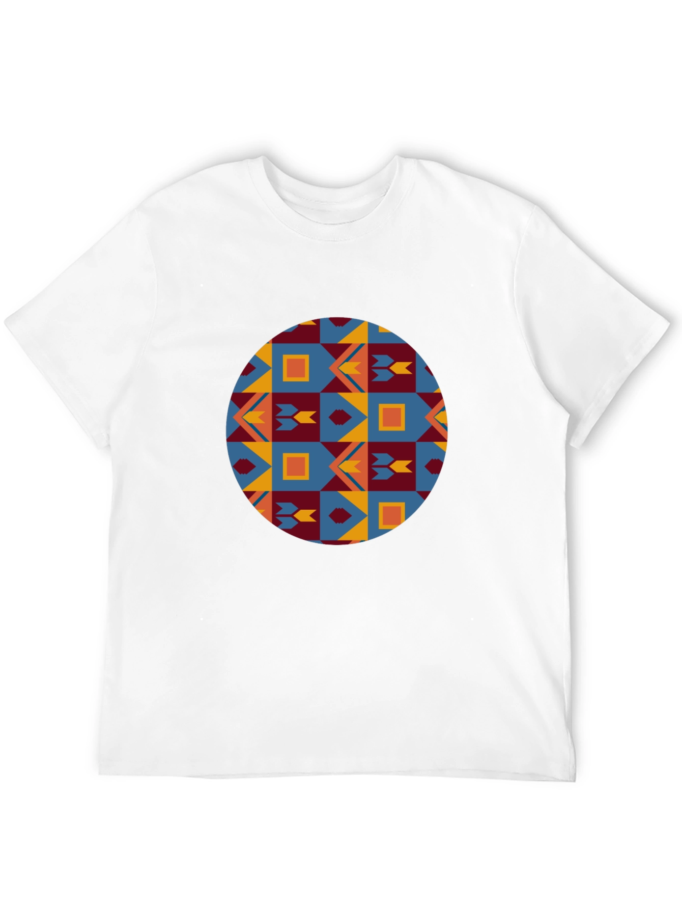 Geometric Circle Pattern Tee
