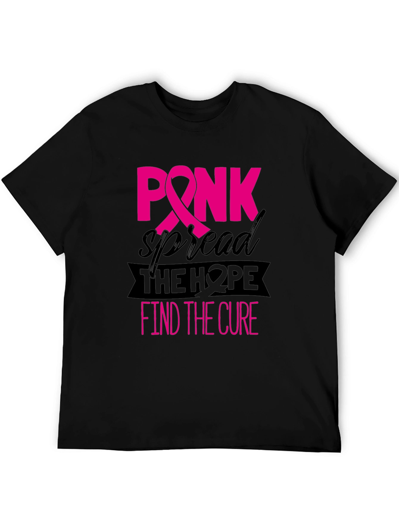 Pink Ribbon Breast Cancer Awareness T-Shirt
