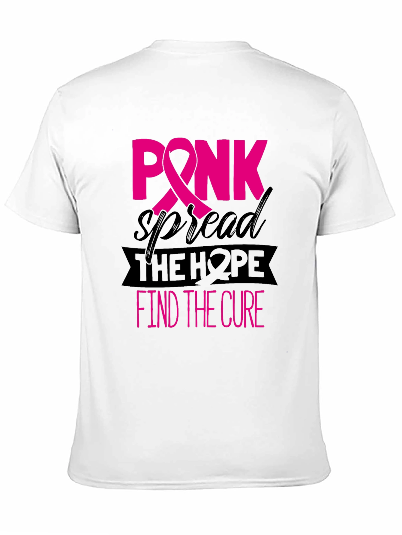 Pink Ribbon Breast Cancer Awareness T-Shirt