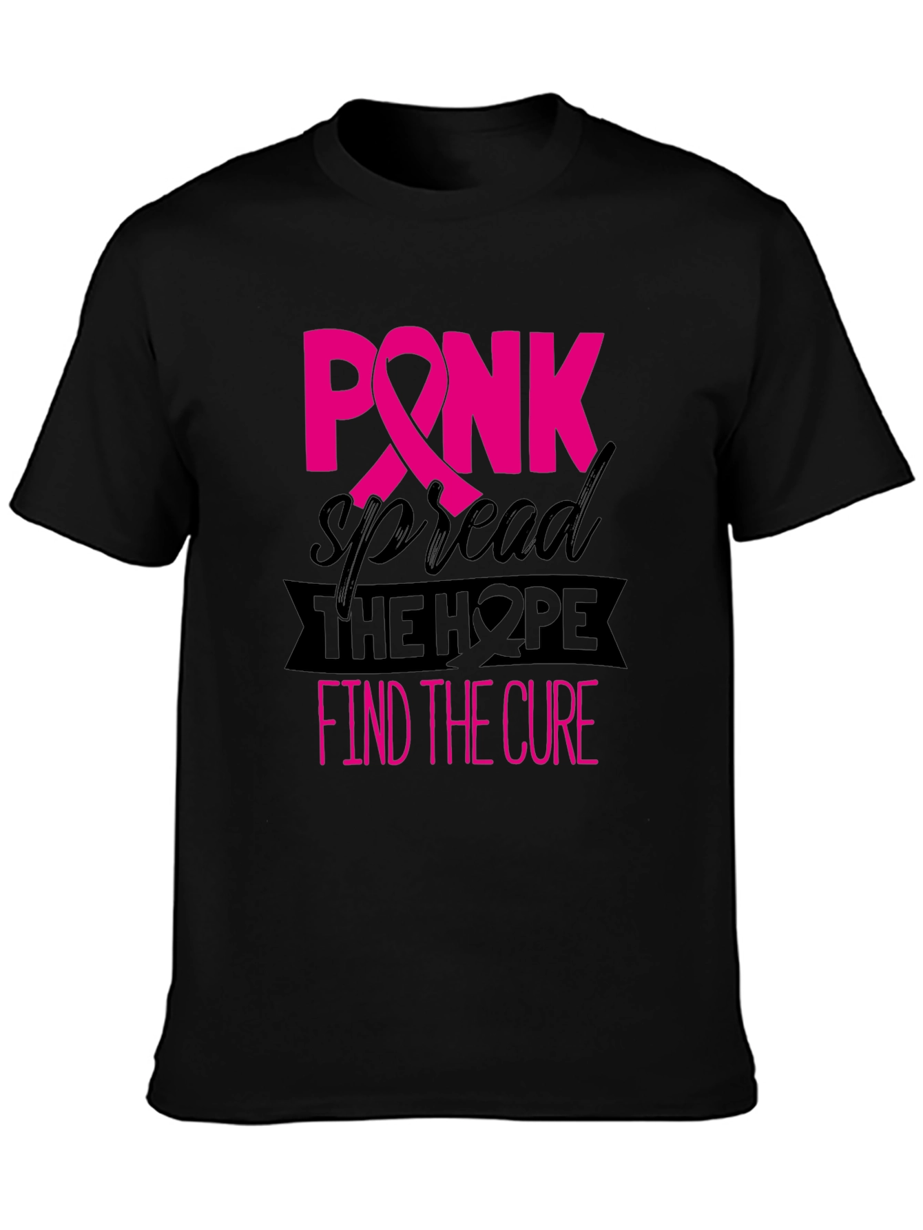 Pink Ribbon Breast Cancer Awareness T-Shirt