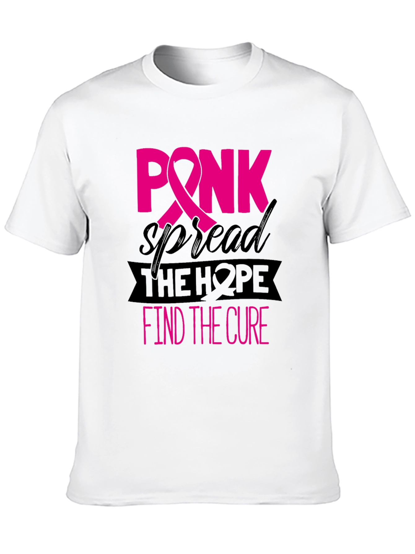Pink Ribbon Breast Cancer Awareness T-Shirt