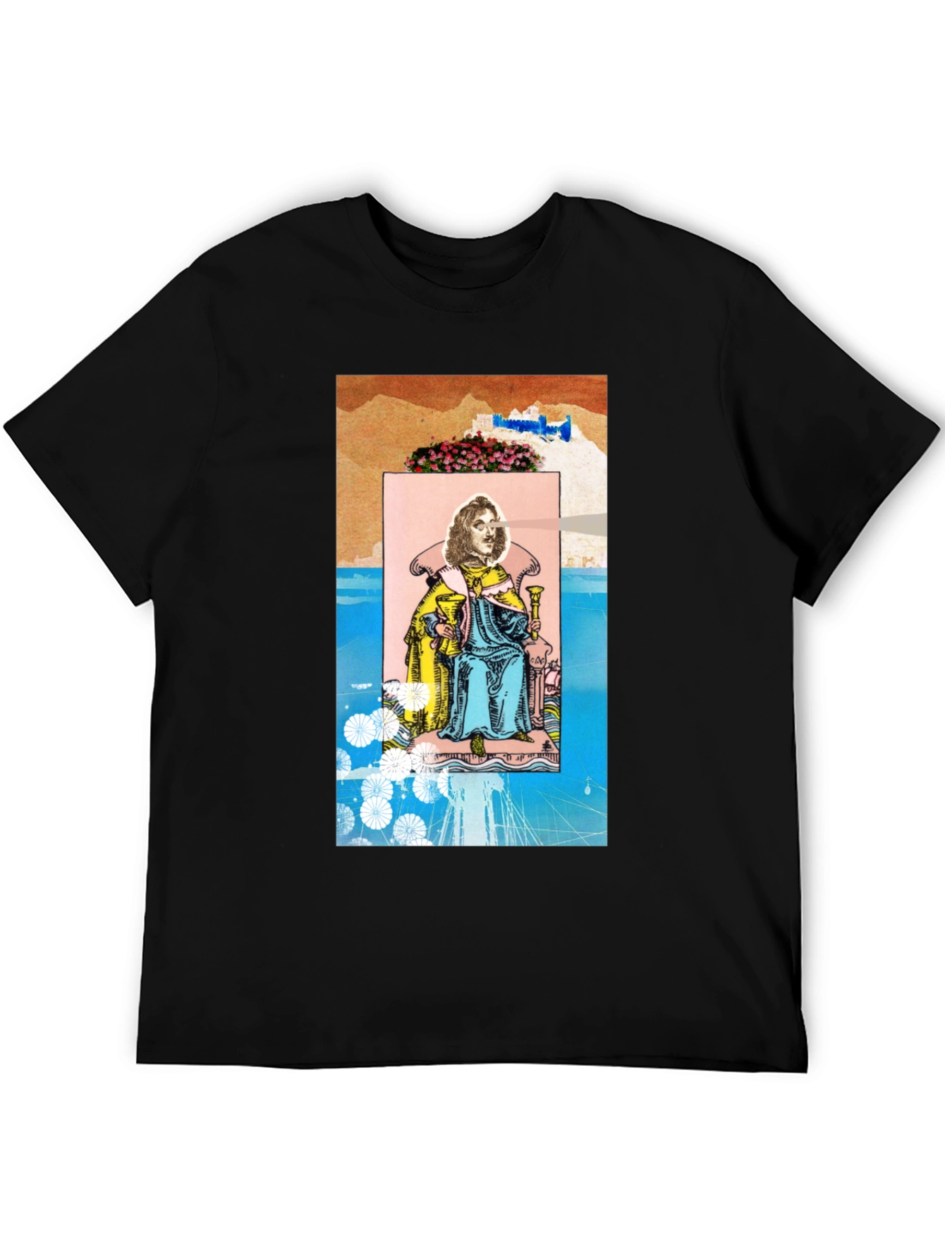 King of Cups Tarot Card Graphic T-Shirt
