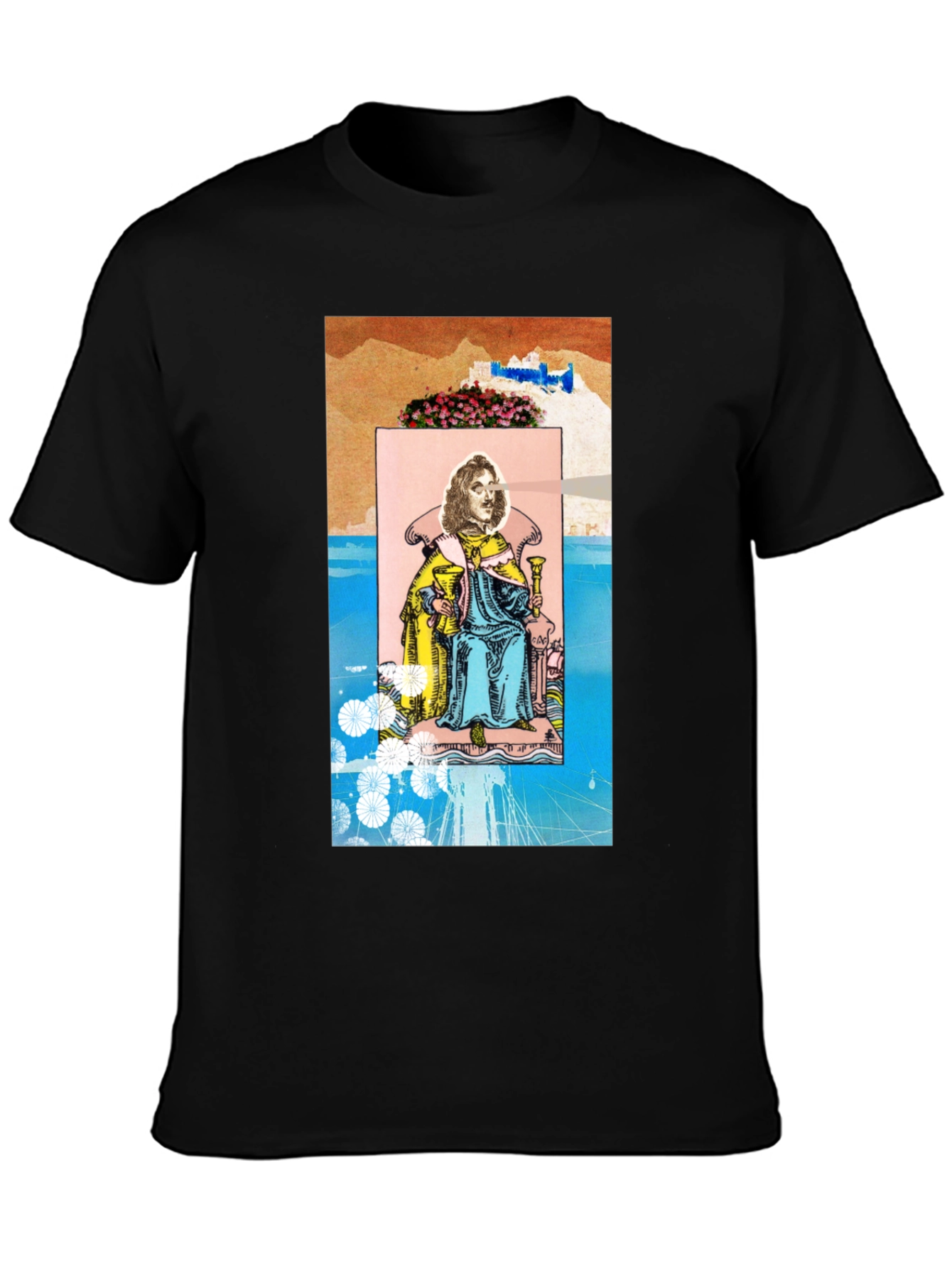 King of Cups Tarot Card Graphic T-Shirt