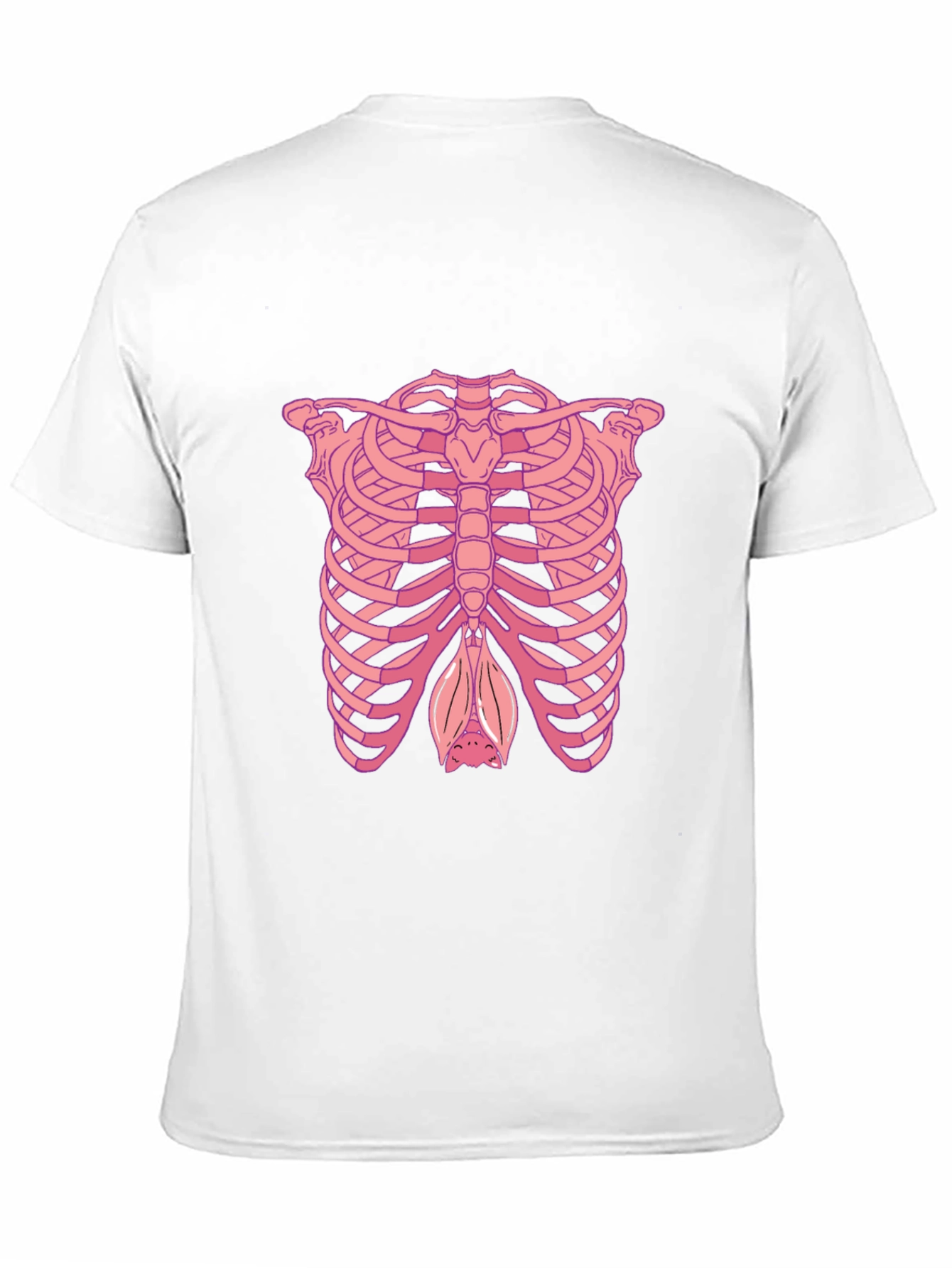 Rib Cage Bat Graphic T-Shirt