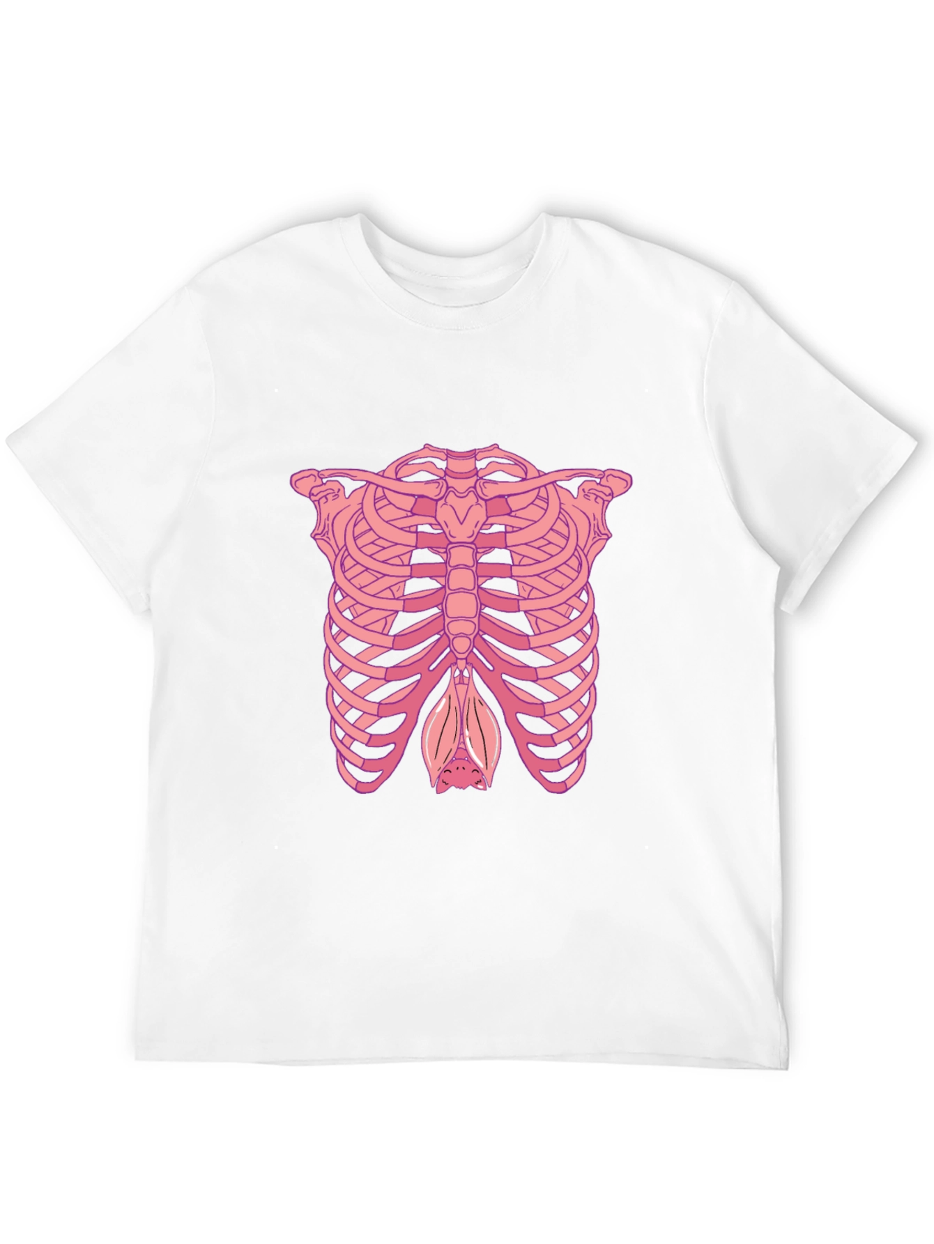 Rib Cage Bat Graphic T-Shirt