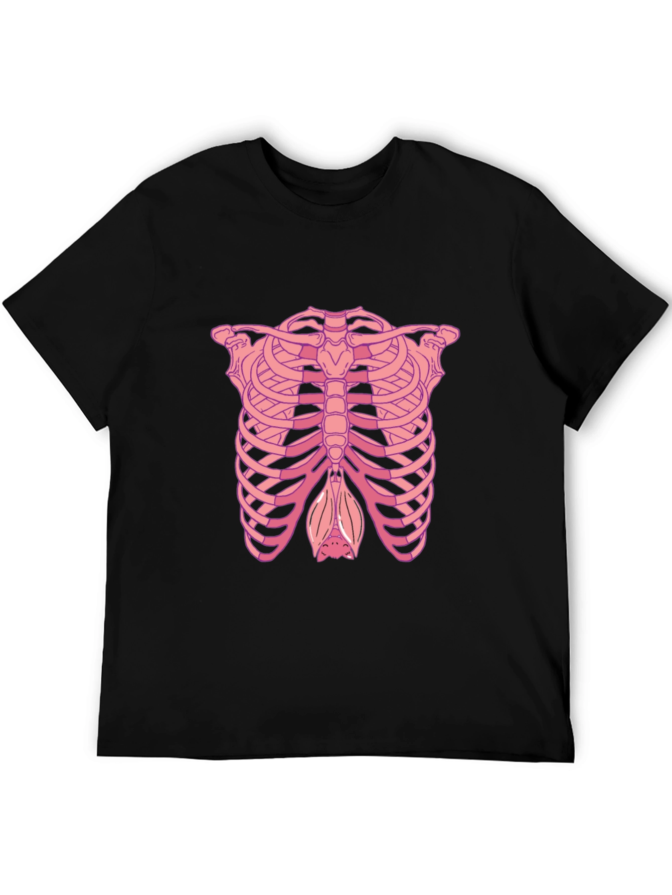 Rib Cage Bat Graphic T-Shirt