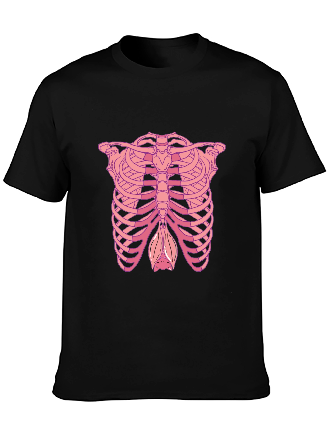 Rib Cage Bat Graphic T-Shirt