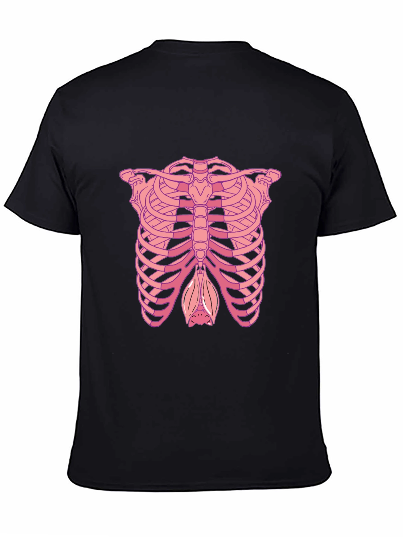 Rib Cage Bat Graphic T-Shirt