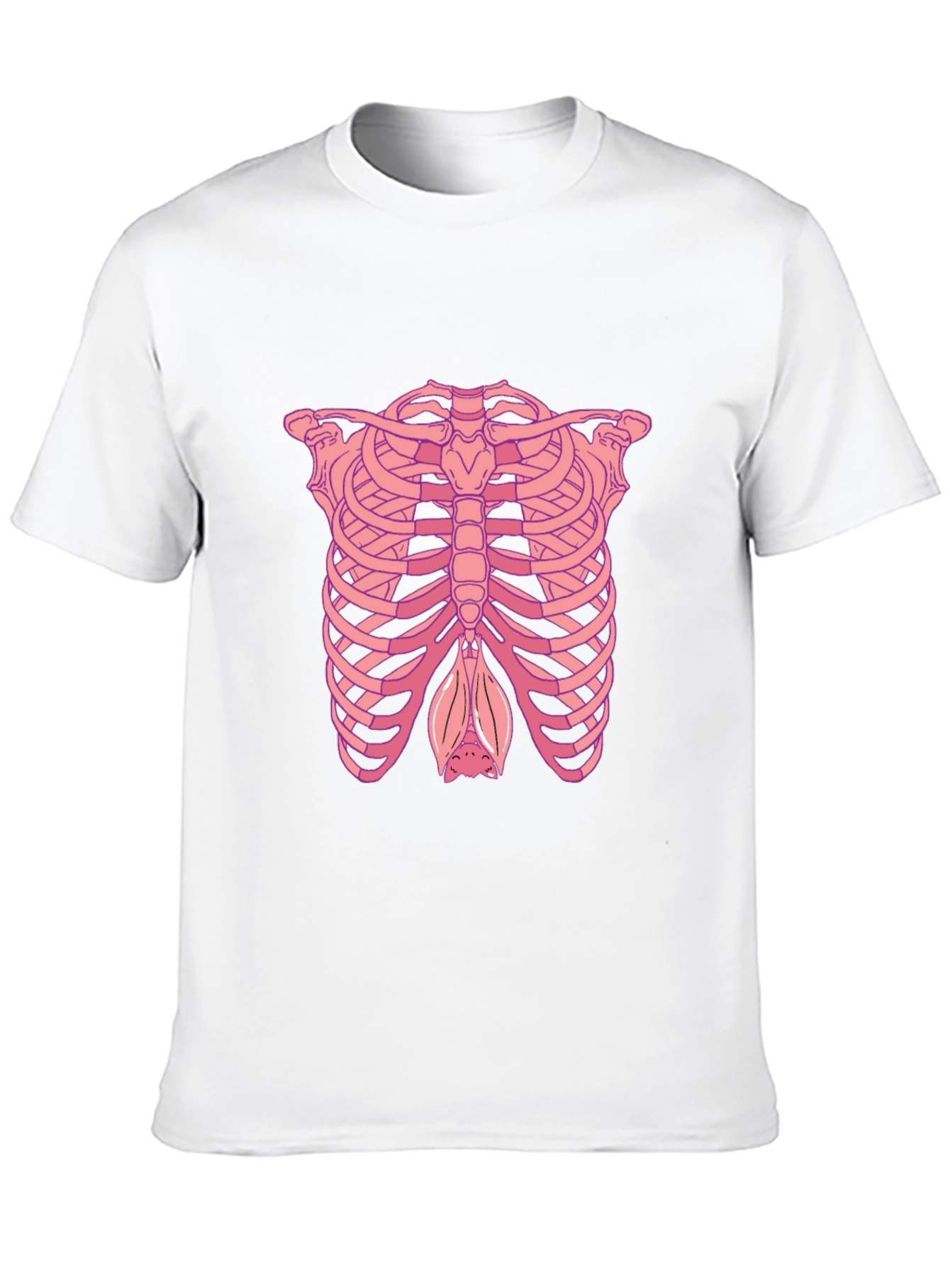 Rib Cage Bat Graphic T-Shirt