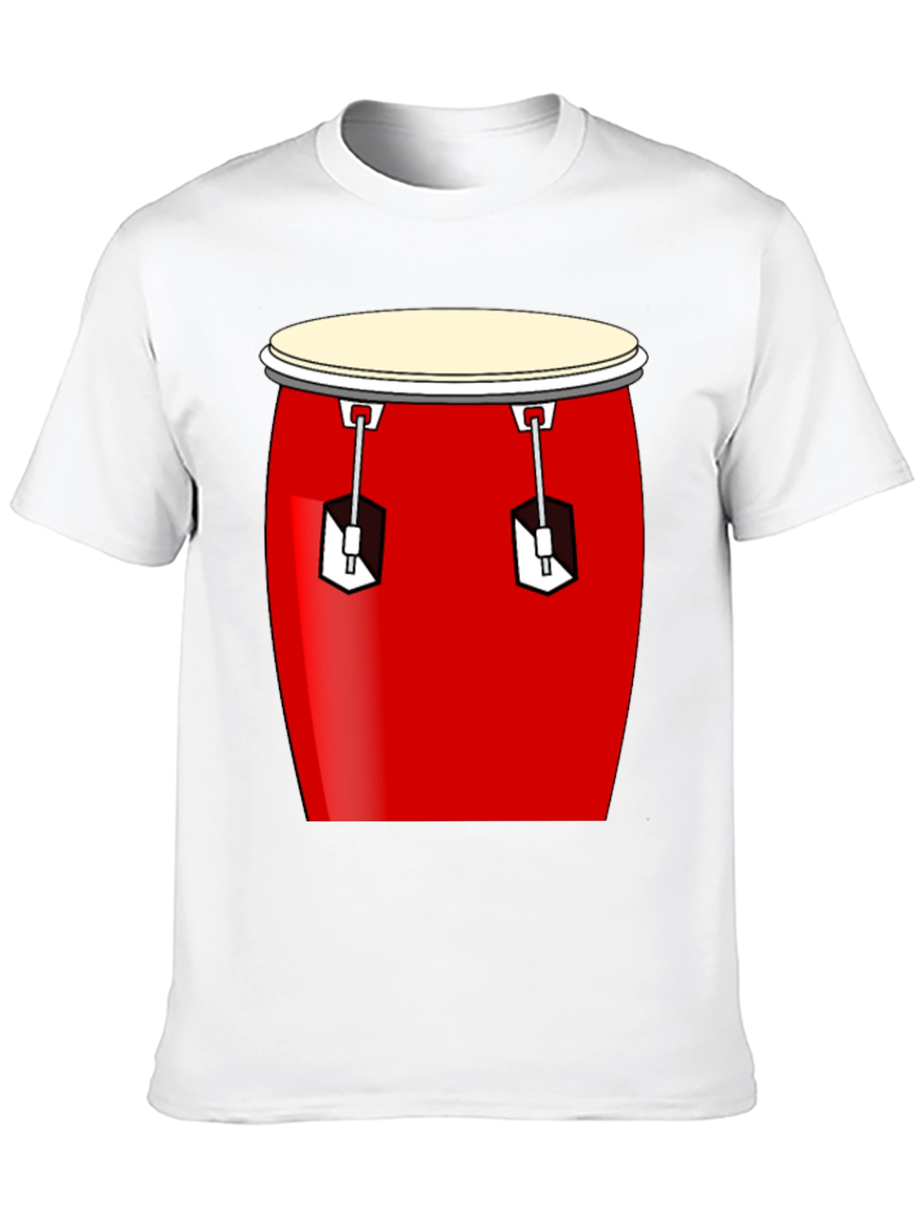 Conga Drum Graphic Tee - Black