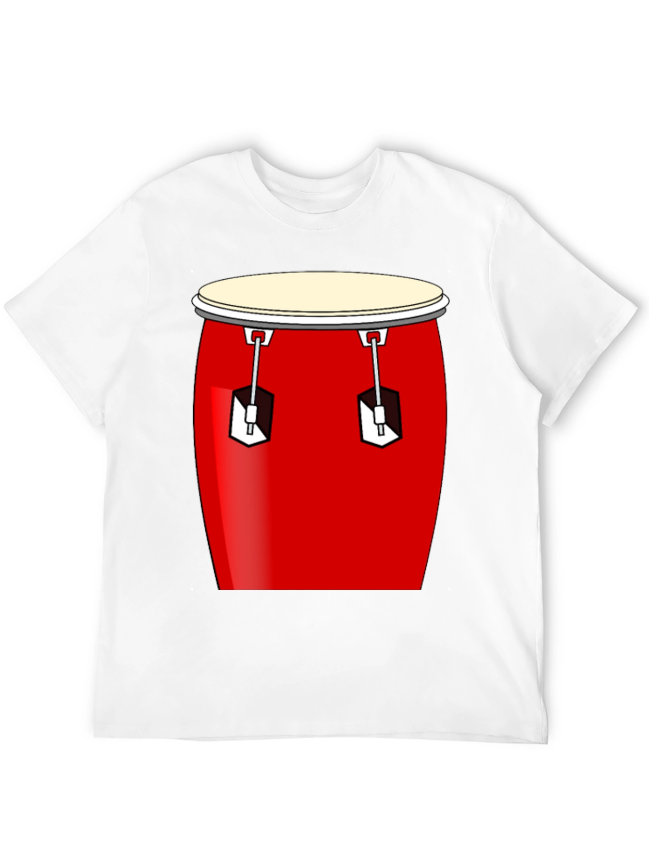 Conga Drum Graphic Tee - Black