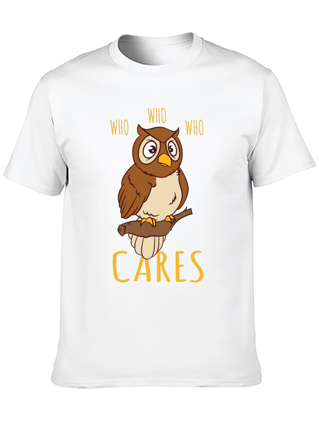 Who Cares Owl T-Shirt