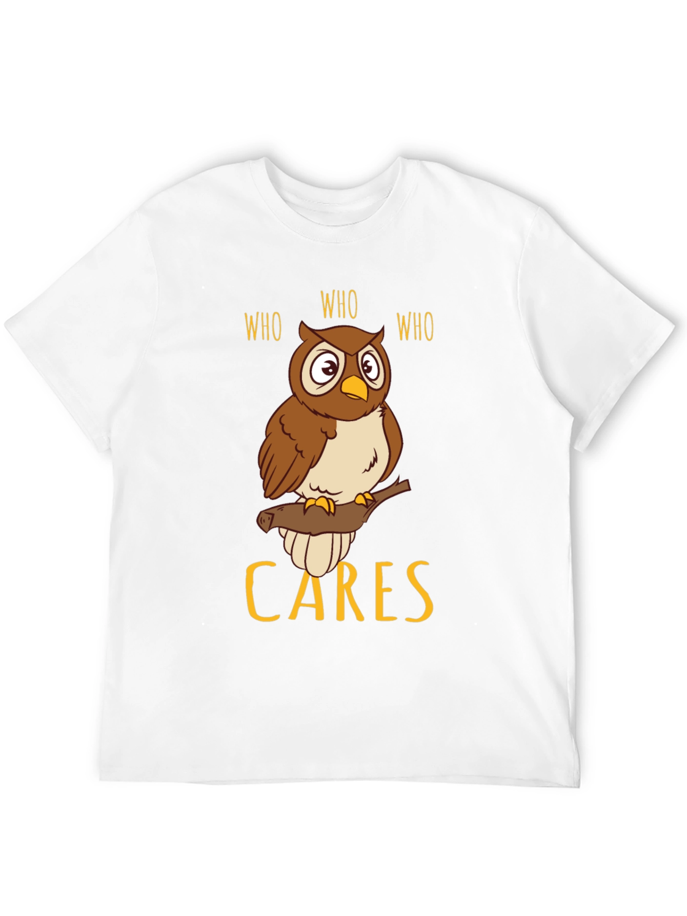 Who Cares Owl T-Shirt