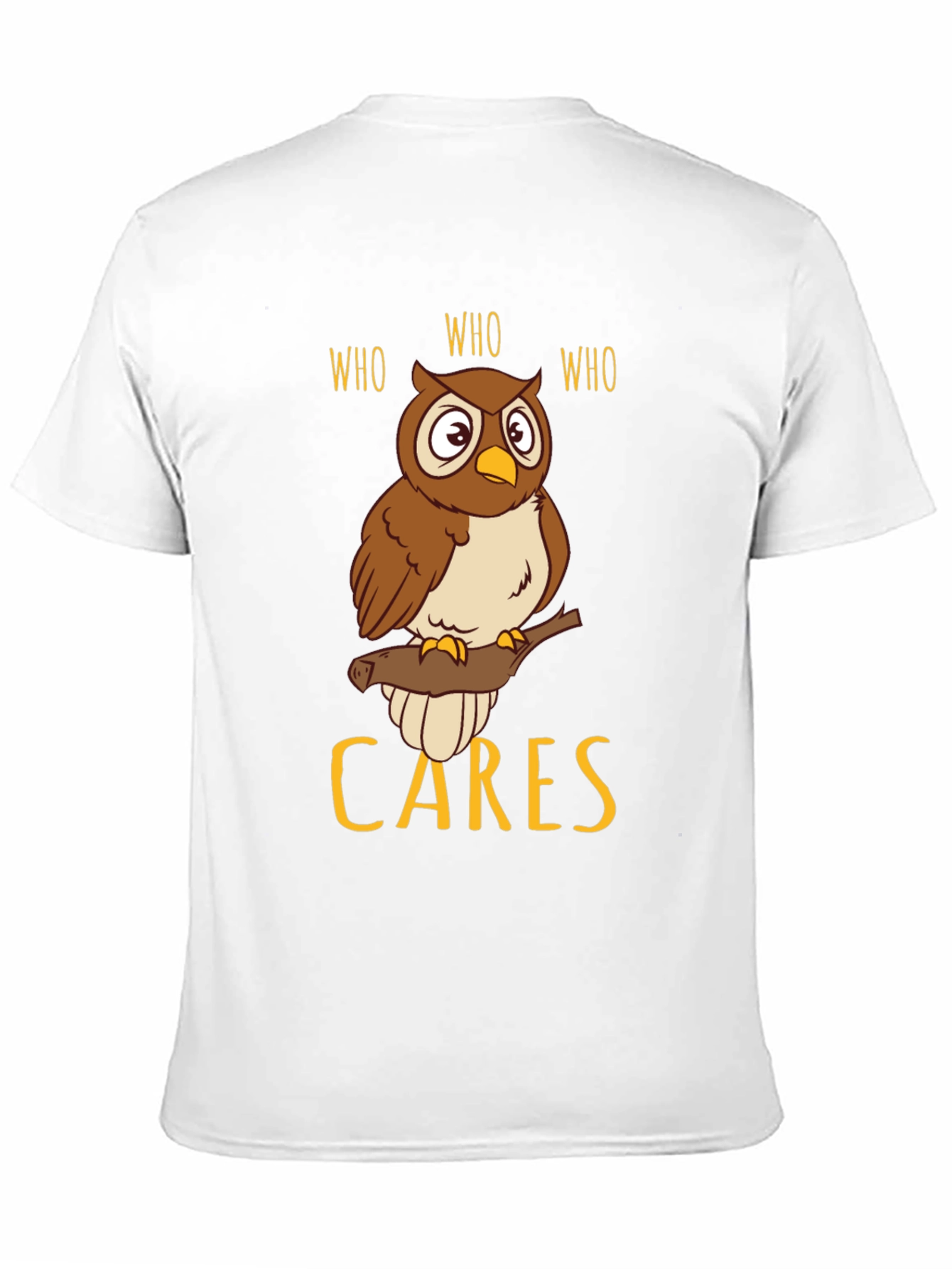 Who Cares Owl T-Shirt