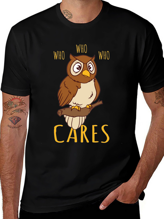 Who Cares Owl T-Shirt