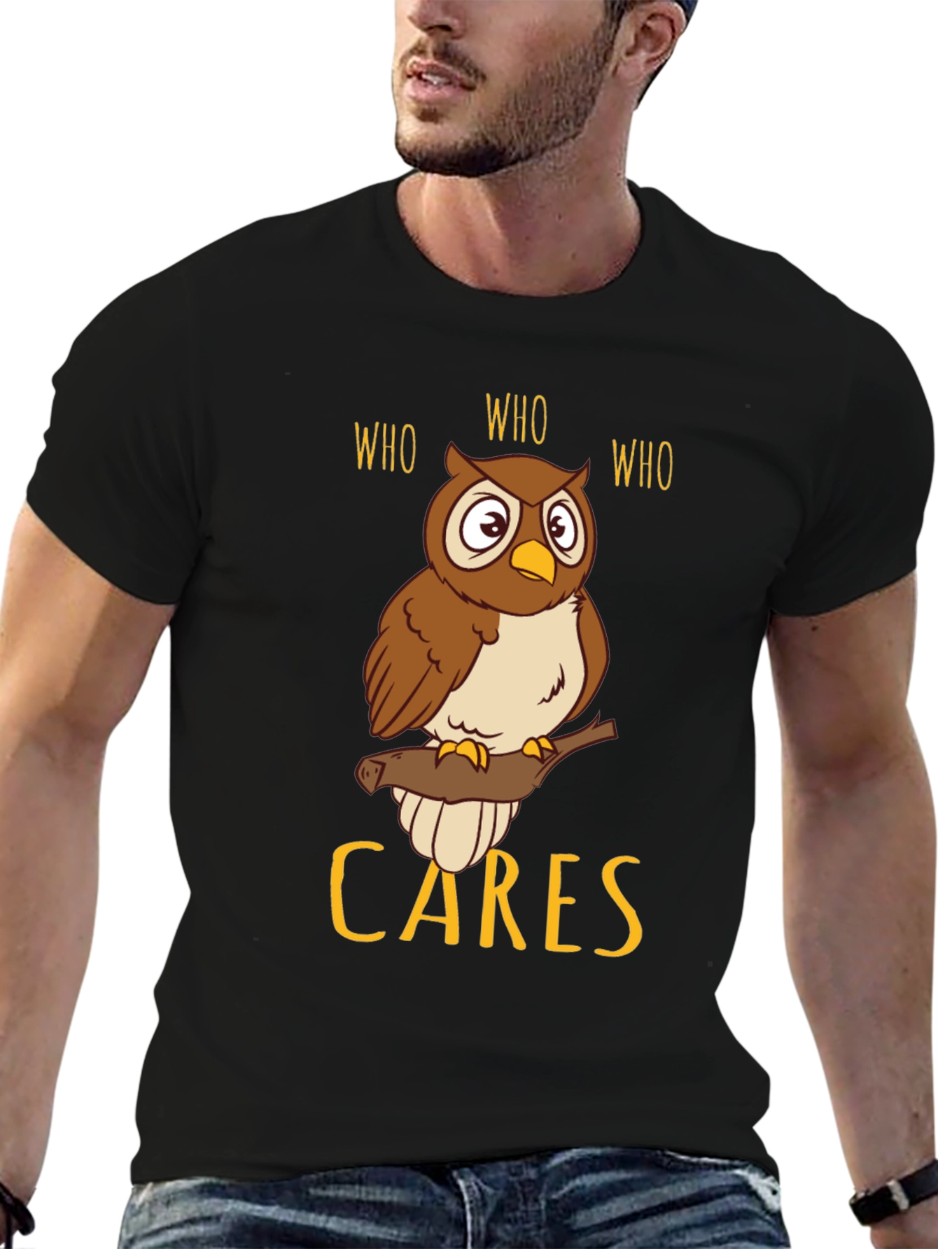Who Cares Owl T-Shirt