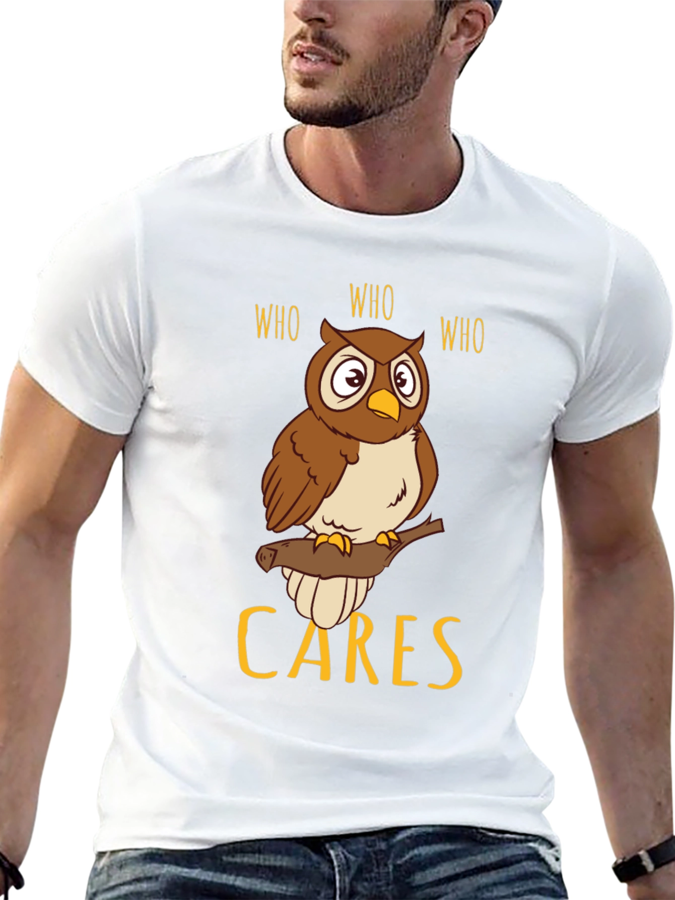 Who Cares Owl T-Shirt