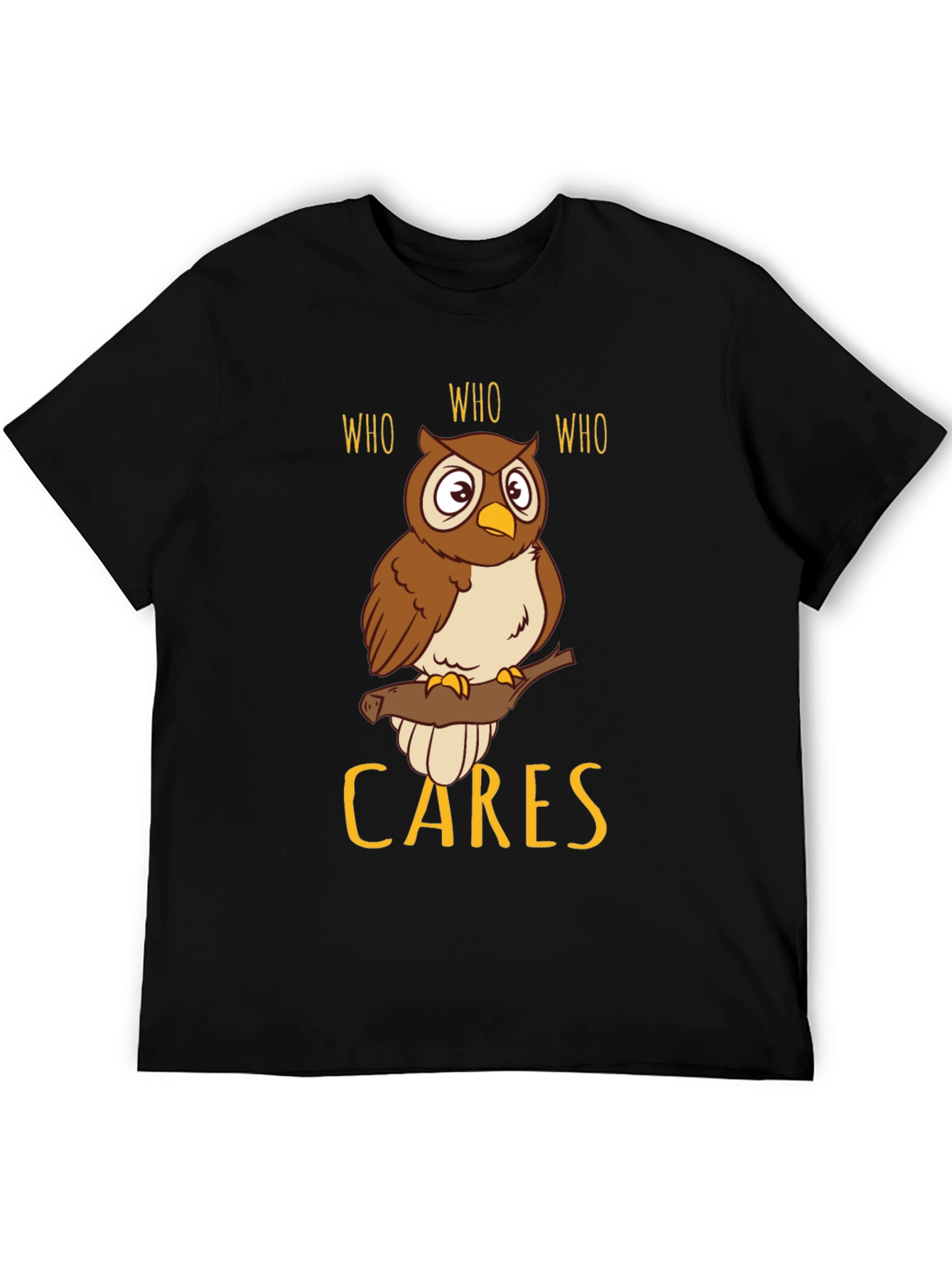 Who Cares Owl T-Shirt