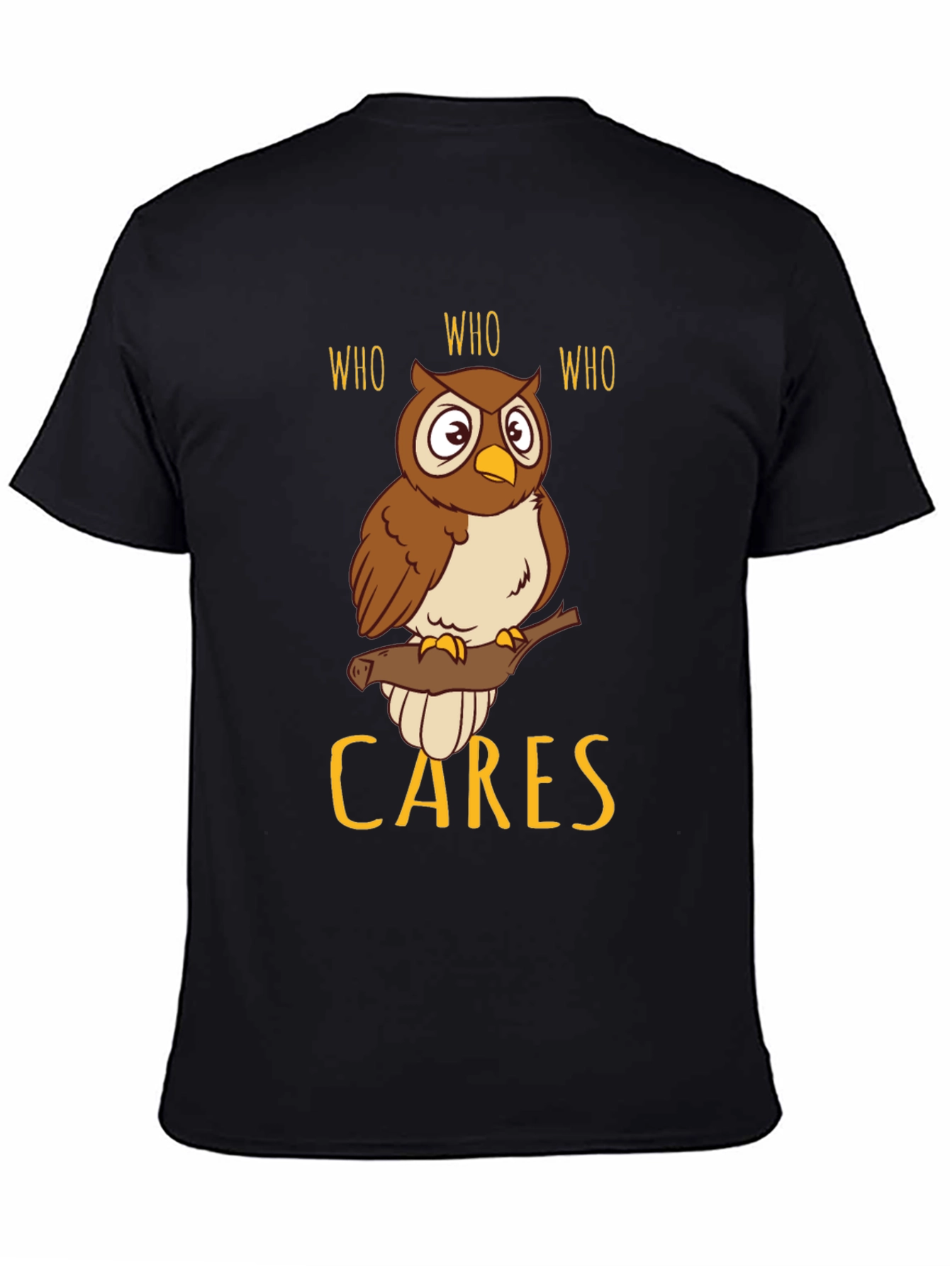 Who Cares Owl T-Shirt