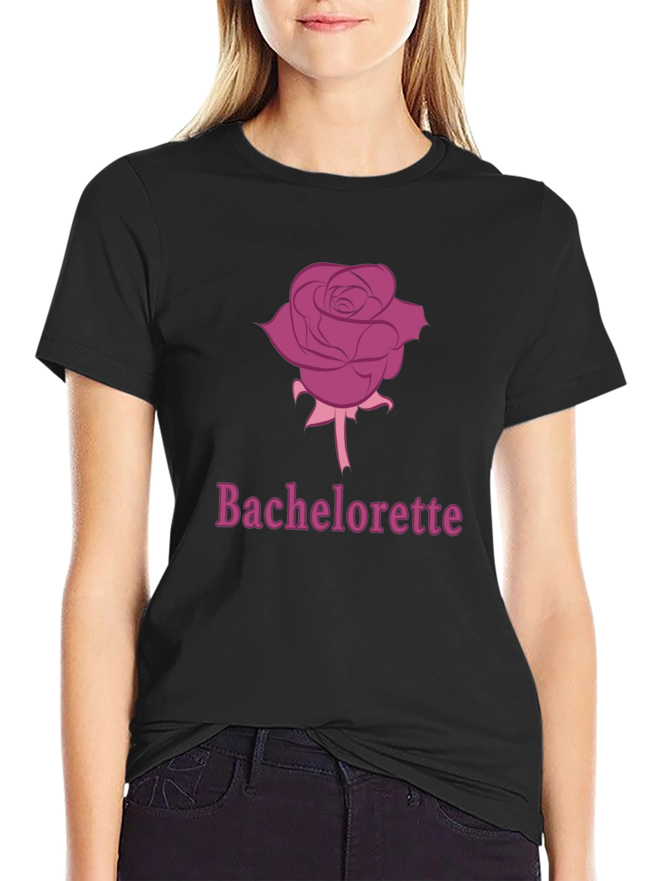 Bachelorette Rose Graphic T-Shirt