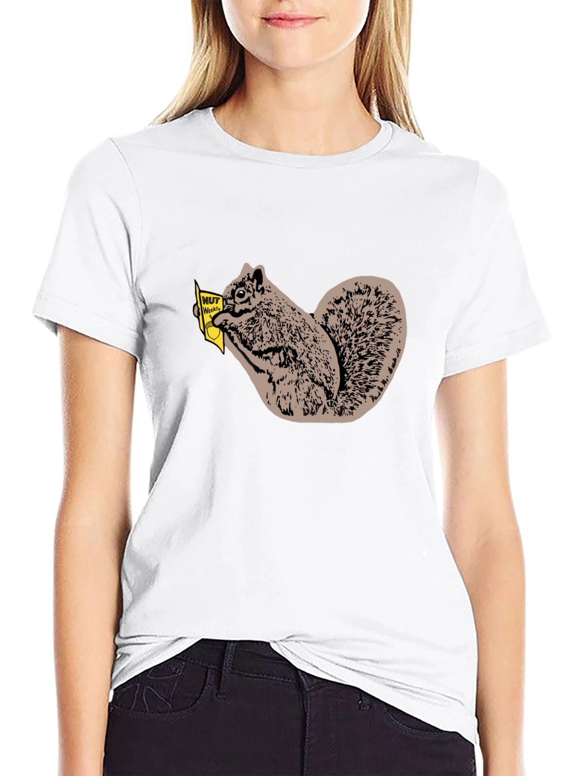 Nut Weekly Squirrel T-Shirt - Black