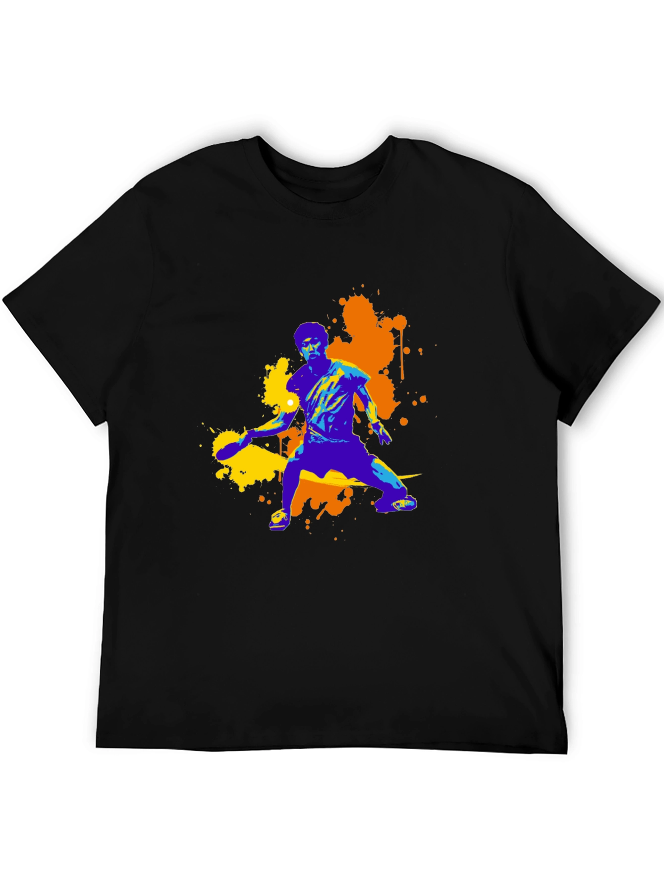 Vibrant Table Tennis Graphic Tee