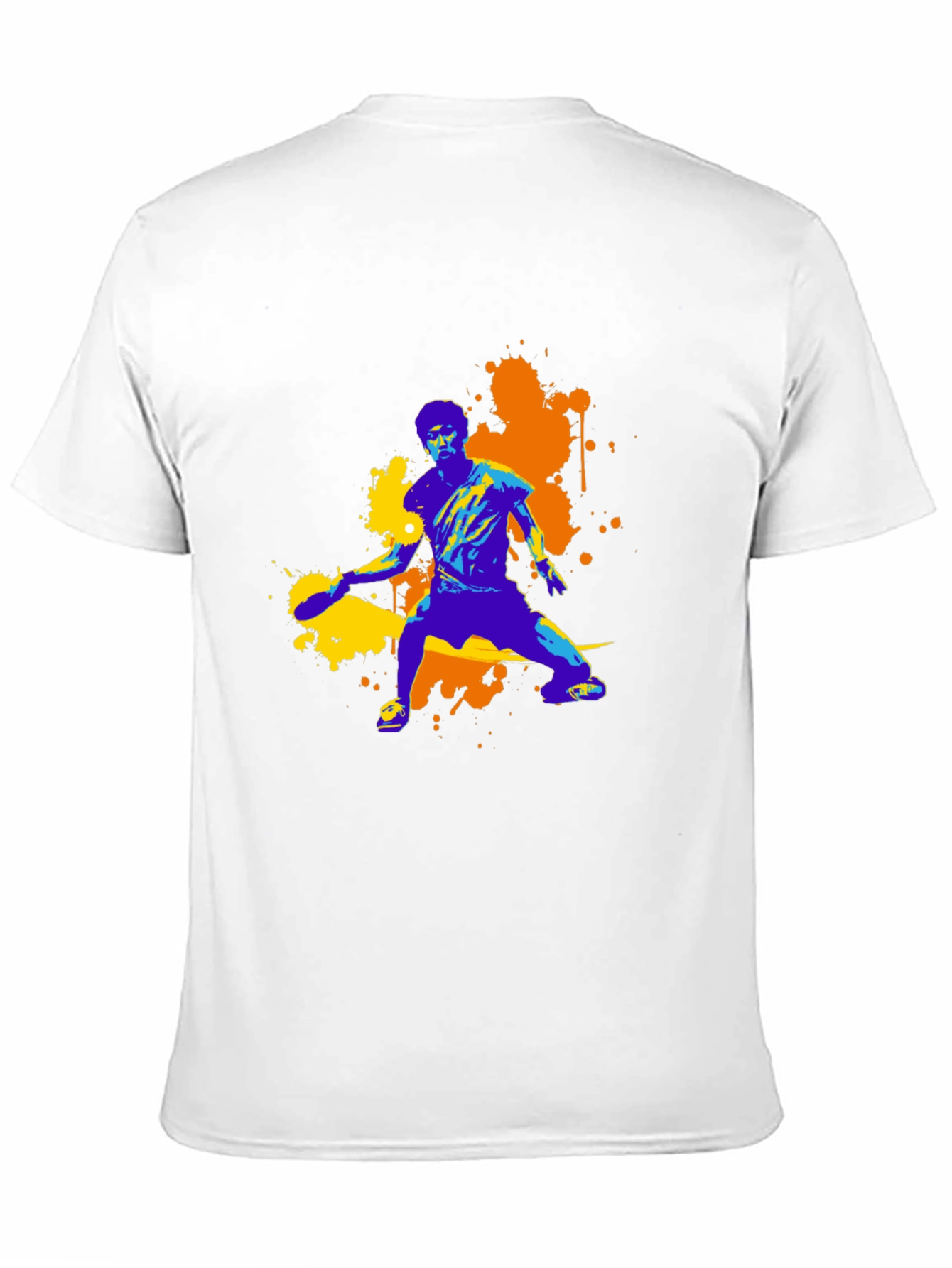 Vibrant Table Tennis Graphic Tee