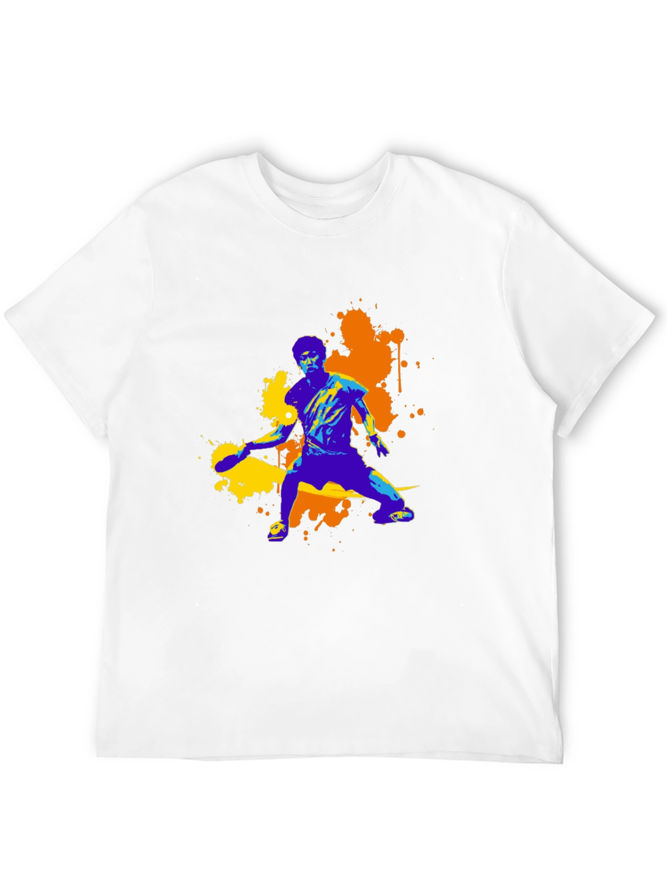 Vibrant Table Tennis Graphic Tee