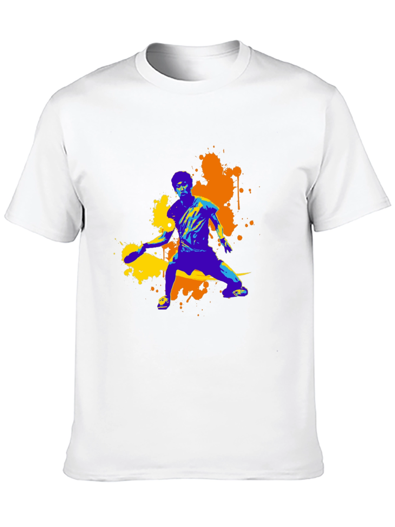 Vibrant Table Tennis Graphic Tee