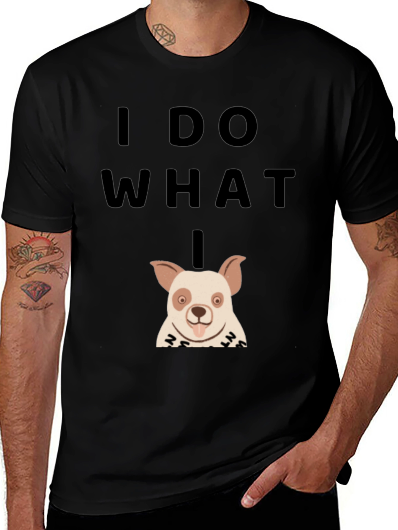 Funny Dog T-Shirt - I Do What I Want