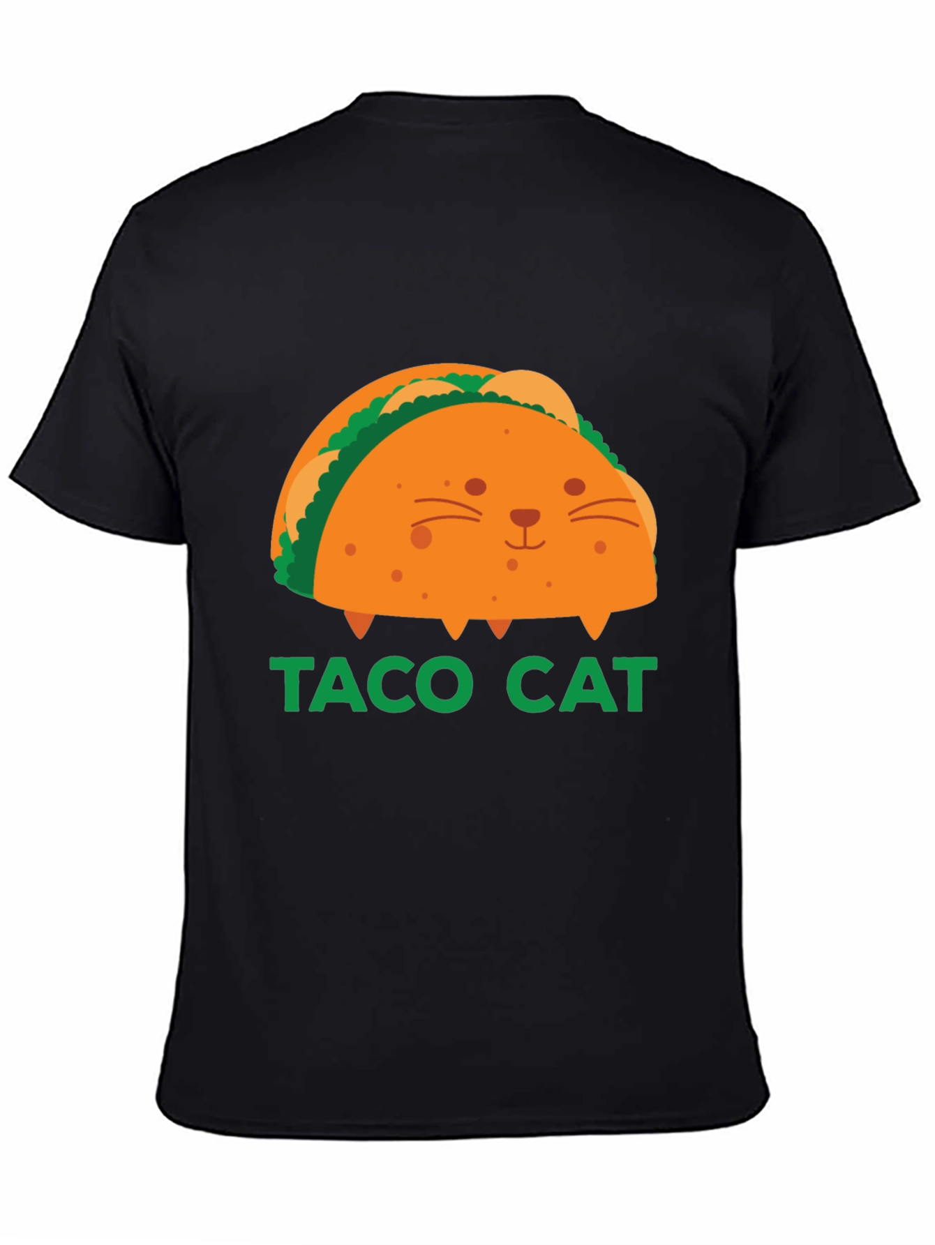 Taco Cat Graphic T-Shirt - Funny Foodie Tee
