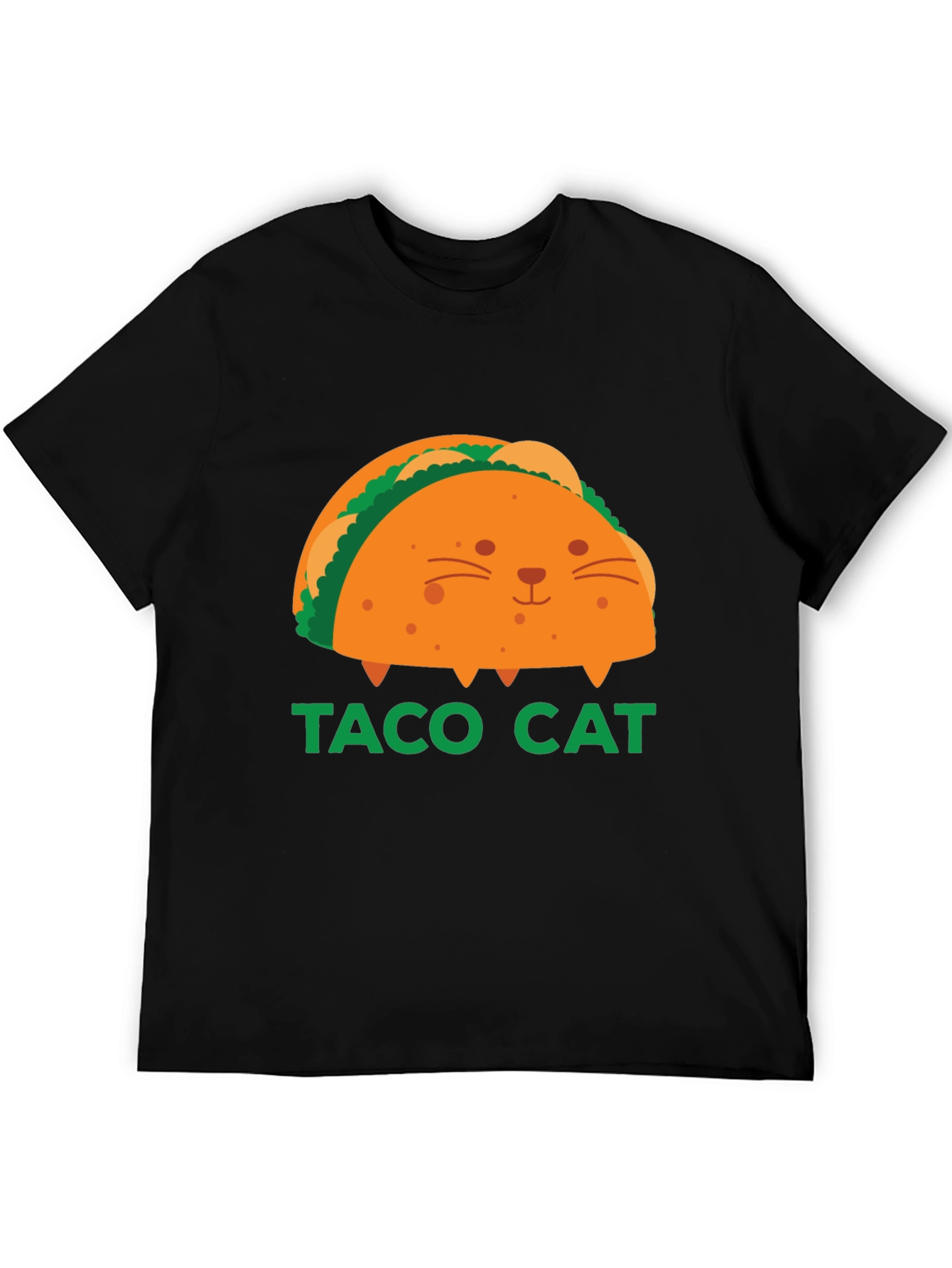 Taco Cat Graphic T-Shirt - Funny Foodie Tee