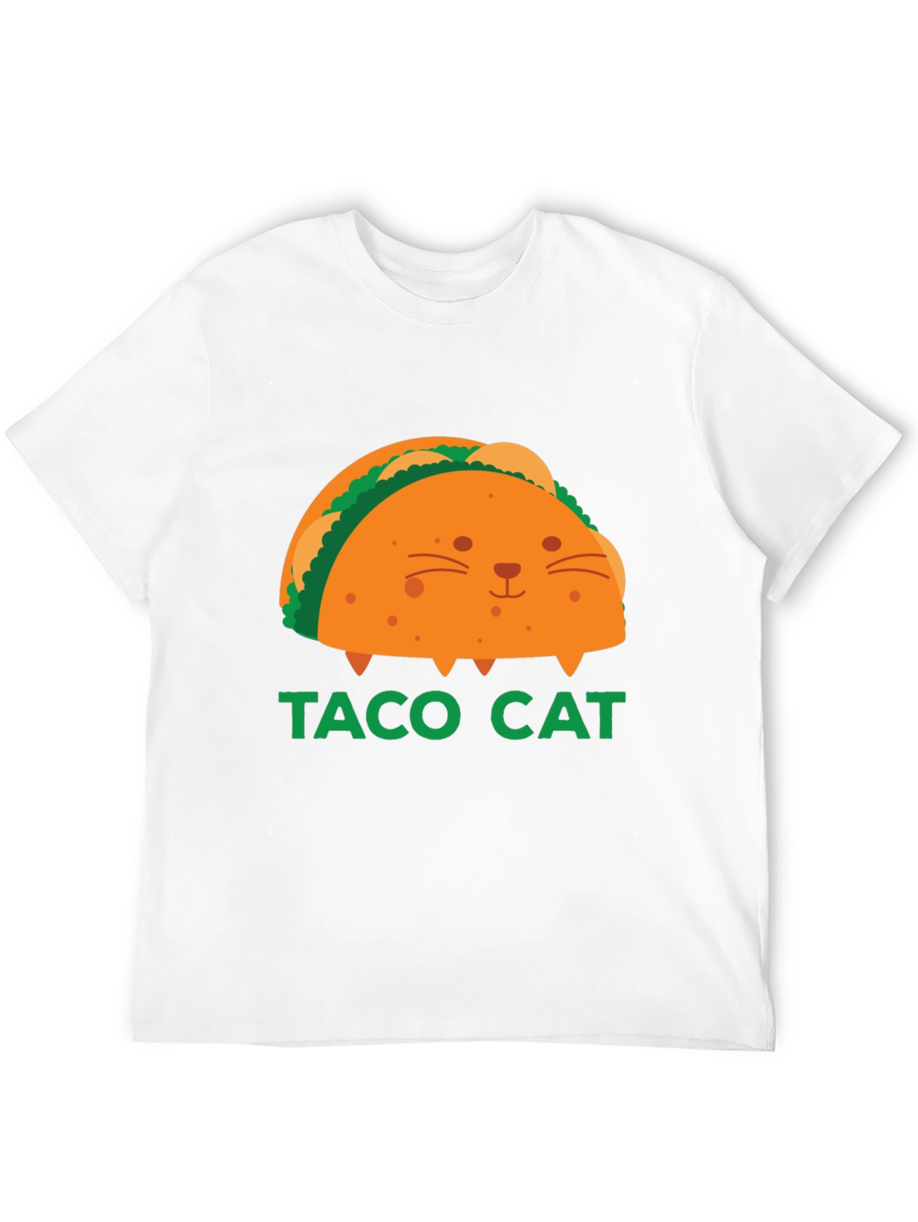 Taco Cat Graphic T-Shirt - Funny Foodie Tee