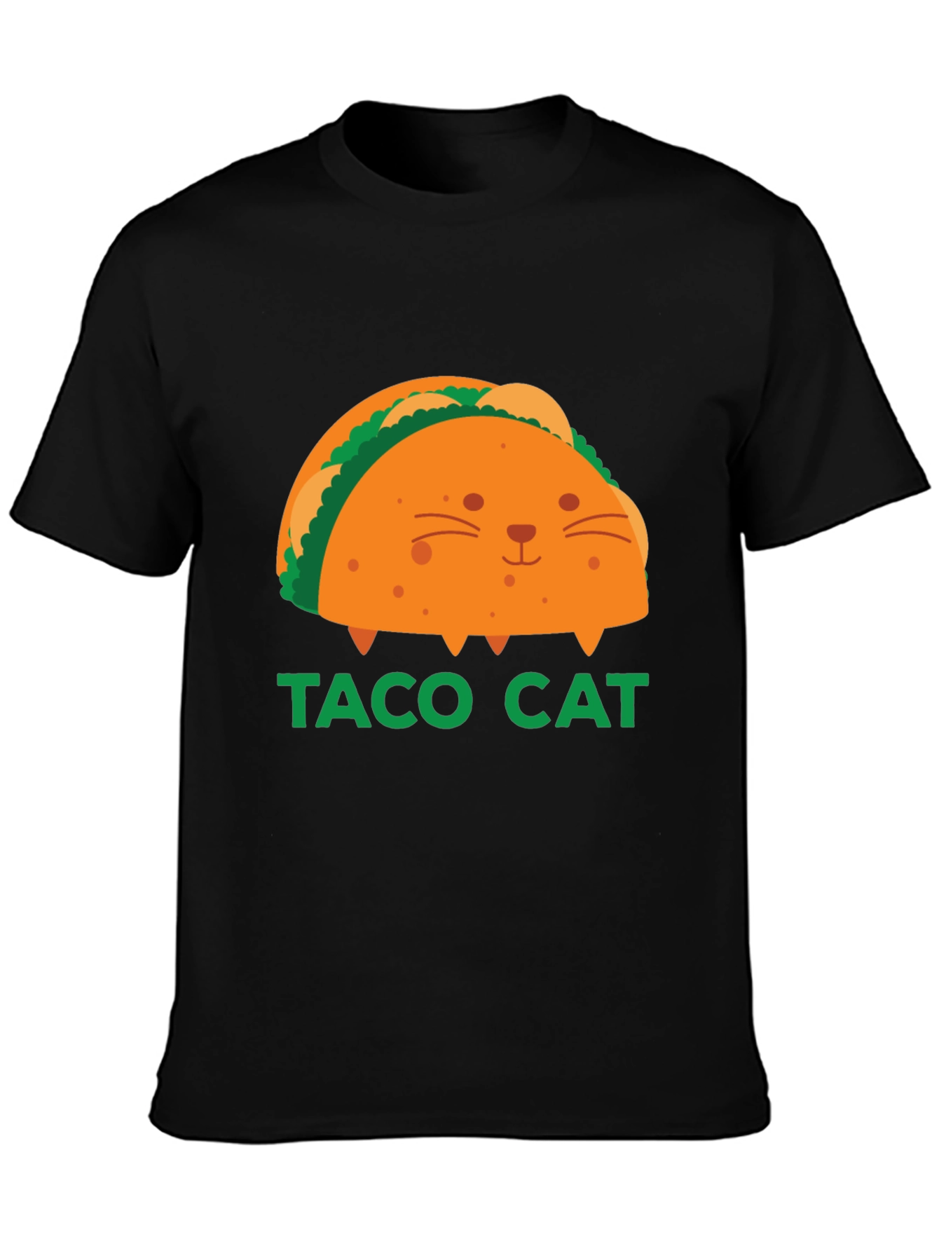 Taco Cat Graphic T-Shirt - Funny Foodie Tee