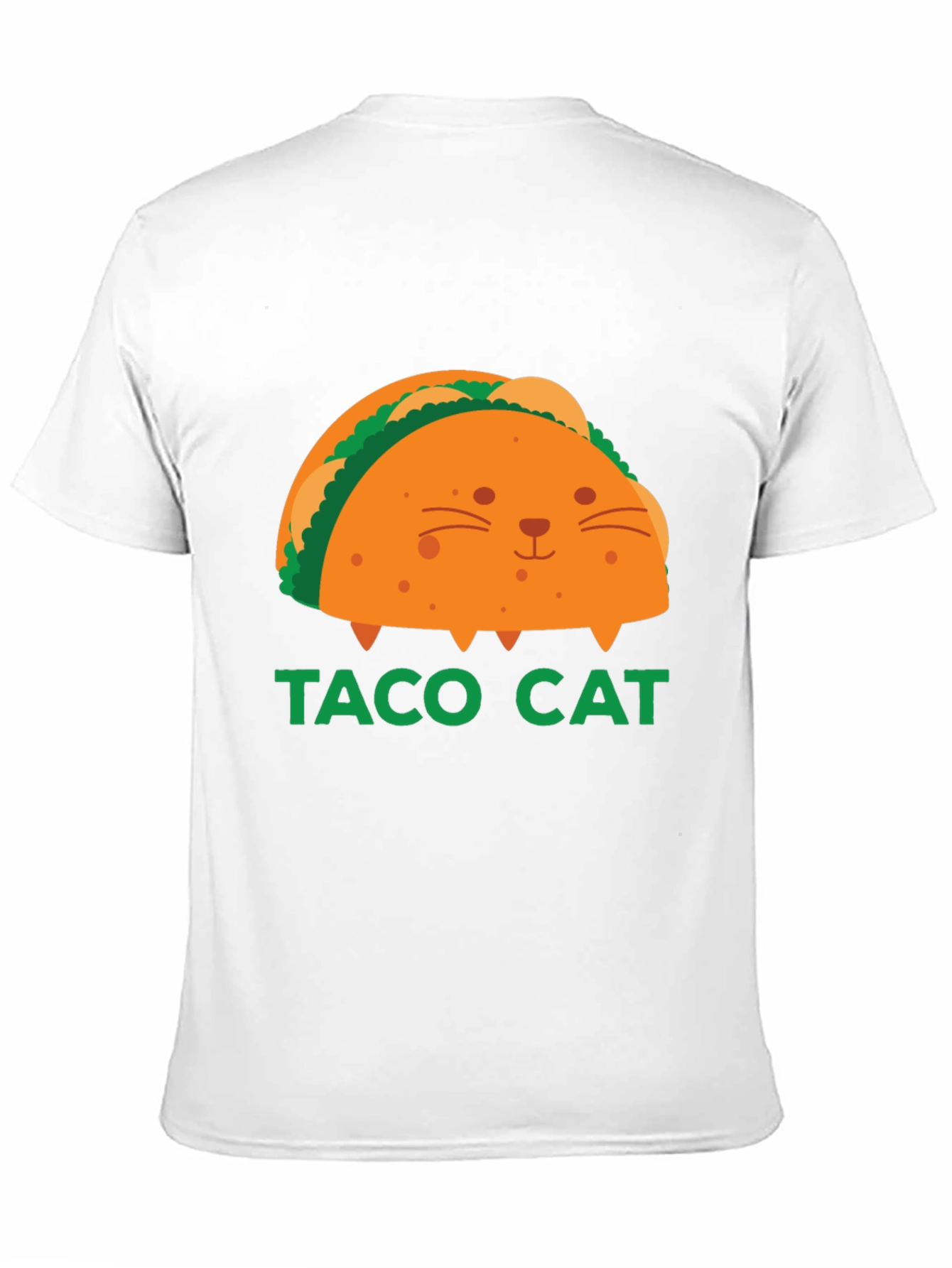 Taco Cat Graphic T-Shirt - Funny Foodie Tee