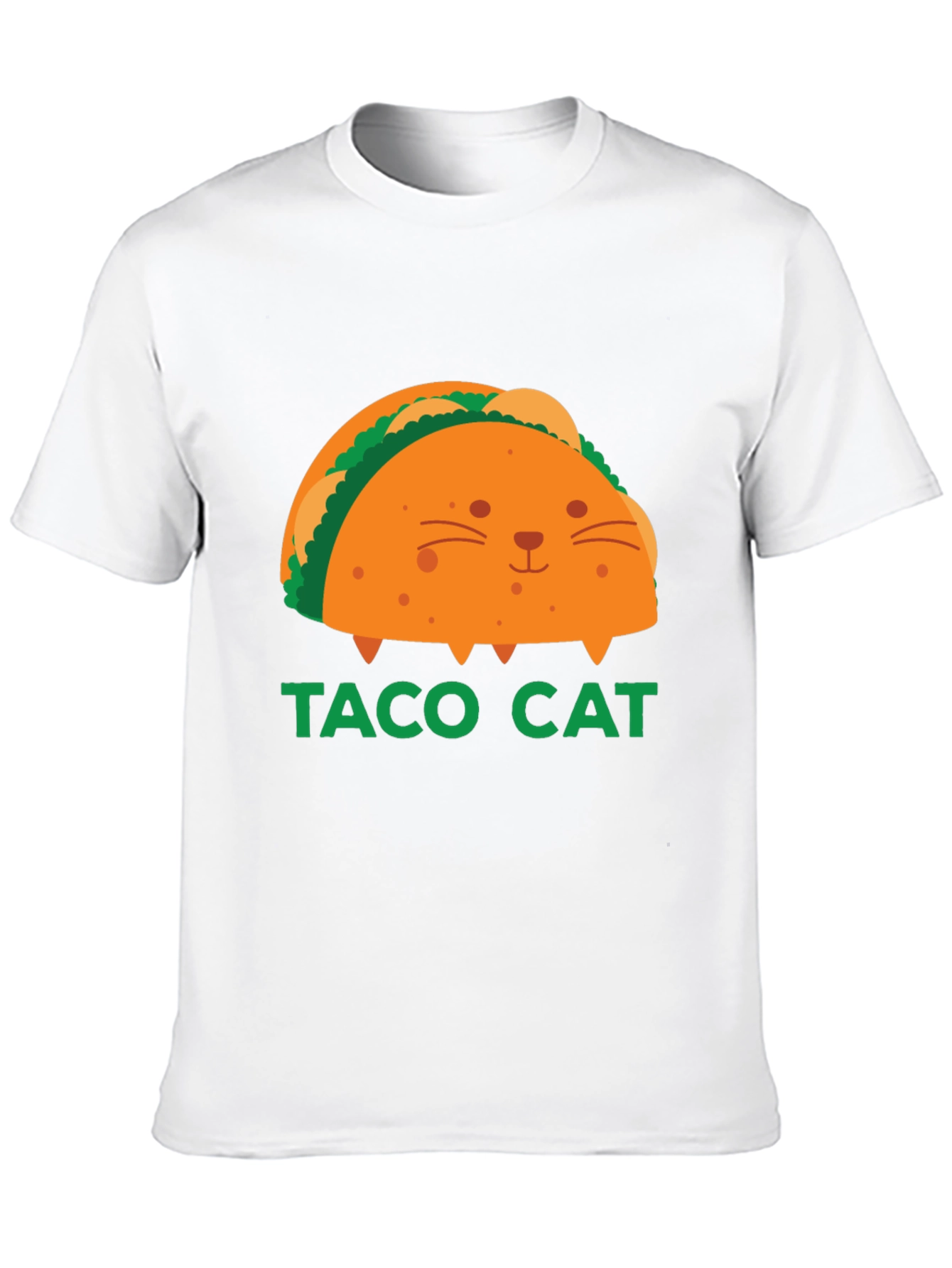 Taco Cat Graphic T-Shirt - Funny Foodie Tee