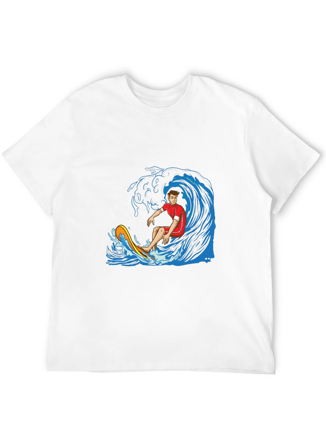 Surfing Wave Graphic T-Shirt