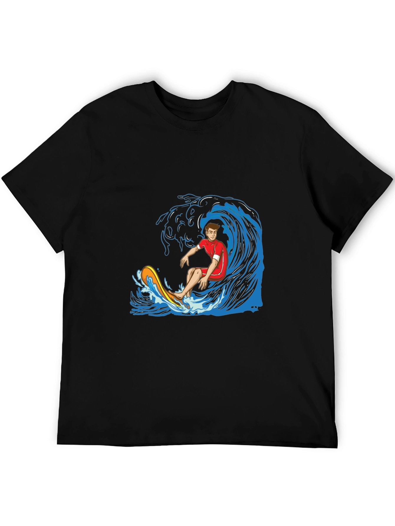 Surfing Wave Graphic T-Shirt
