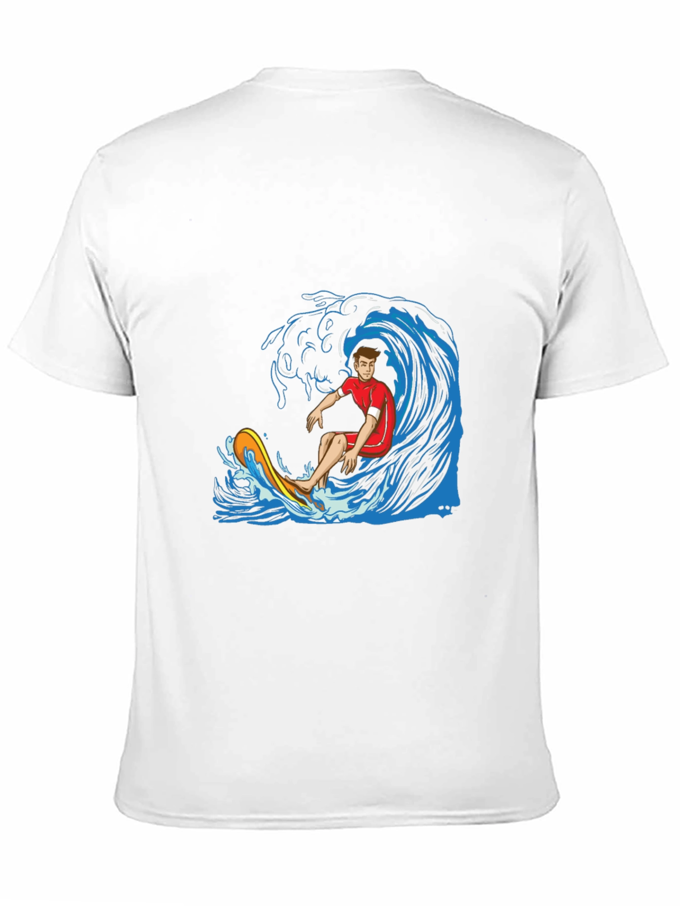 Surfing Wave Graphic T-Shirt