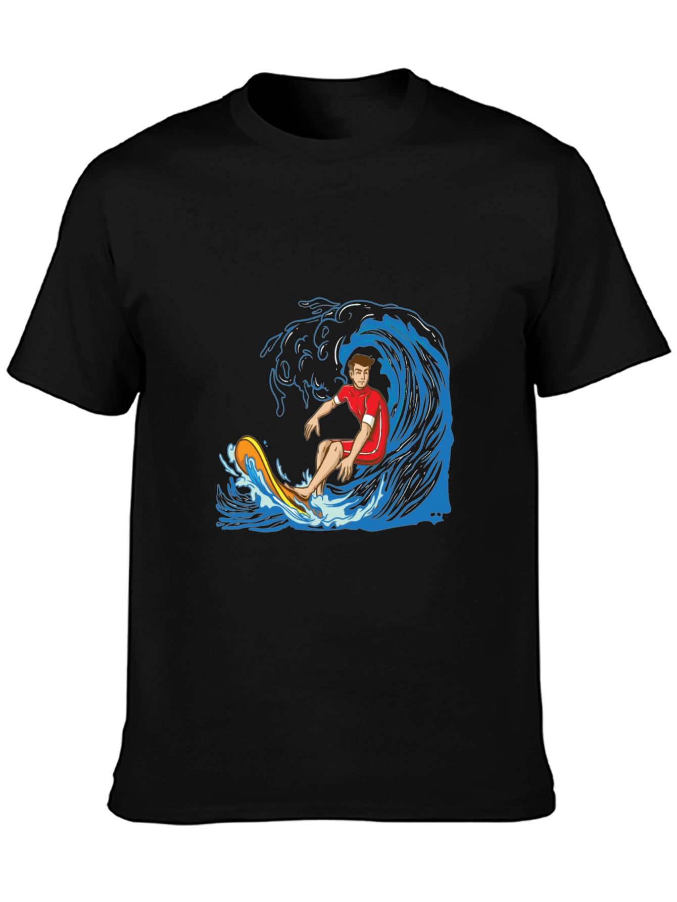 Surfing Wave Graphic T-Shirt