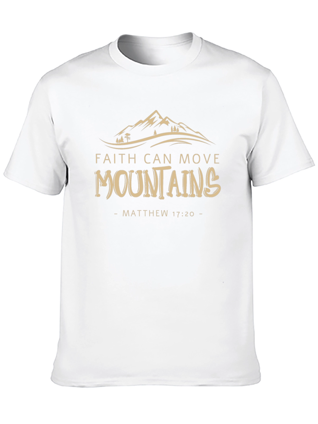 Faith Can Move Mountains Tee - Matthew 17:20