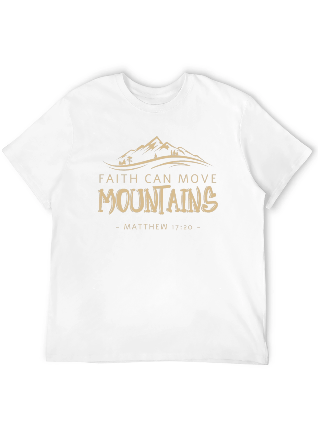 Faith Can Move Mountains Tee - Matthew 17:20