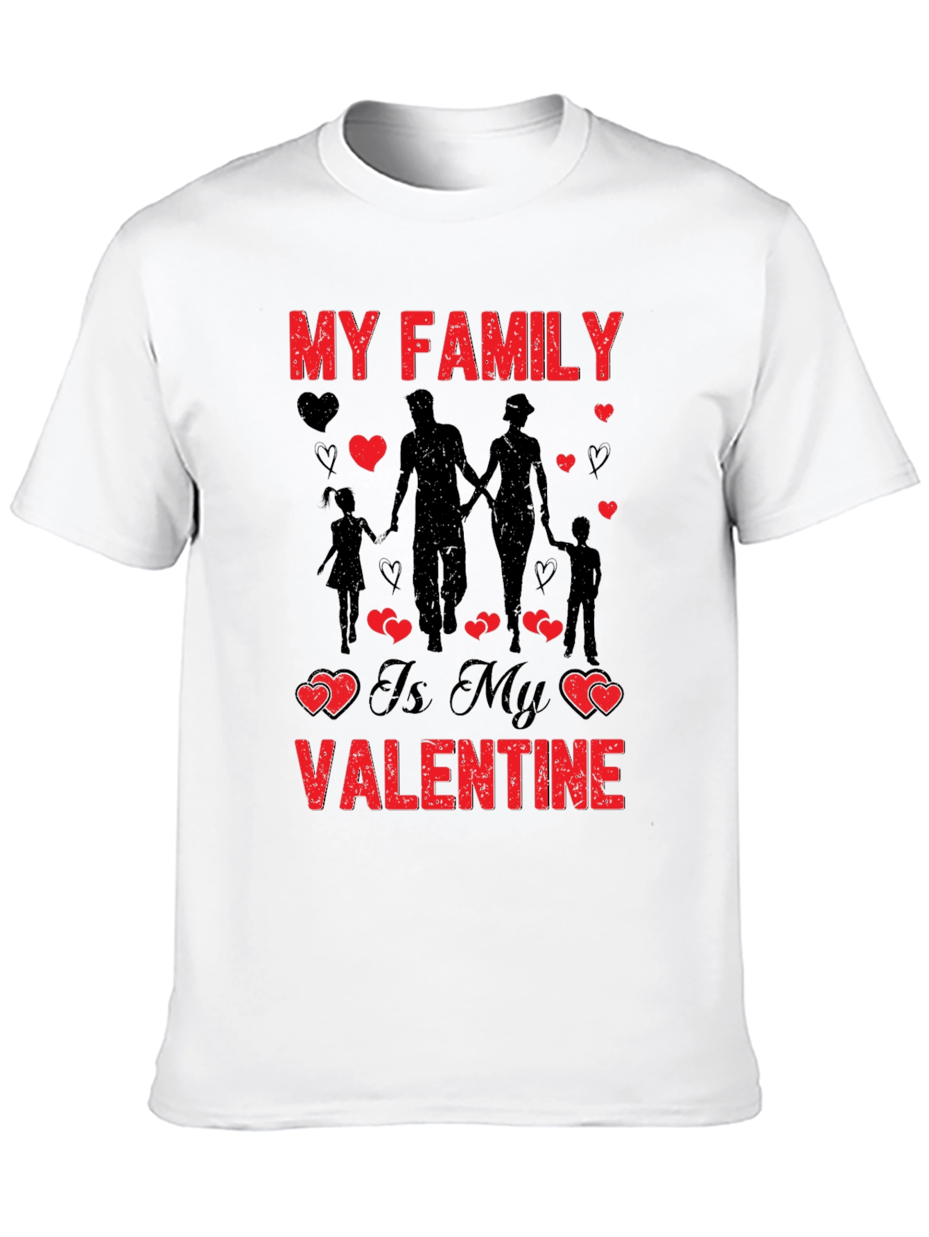 My Family Valentines Day Graphic Tee