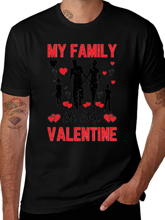 My Family Valentines Day Graphic Tee