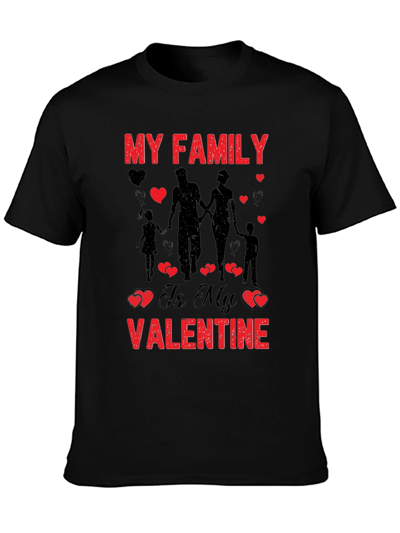 My Family Valentines Day Graphic Tee