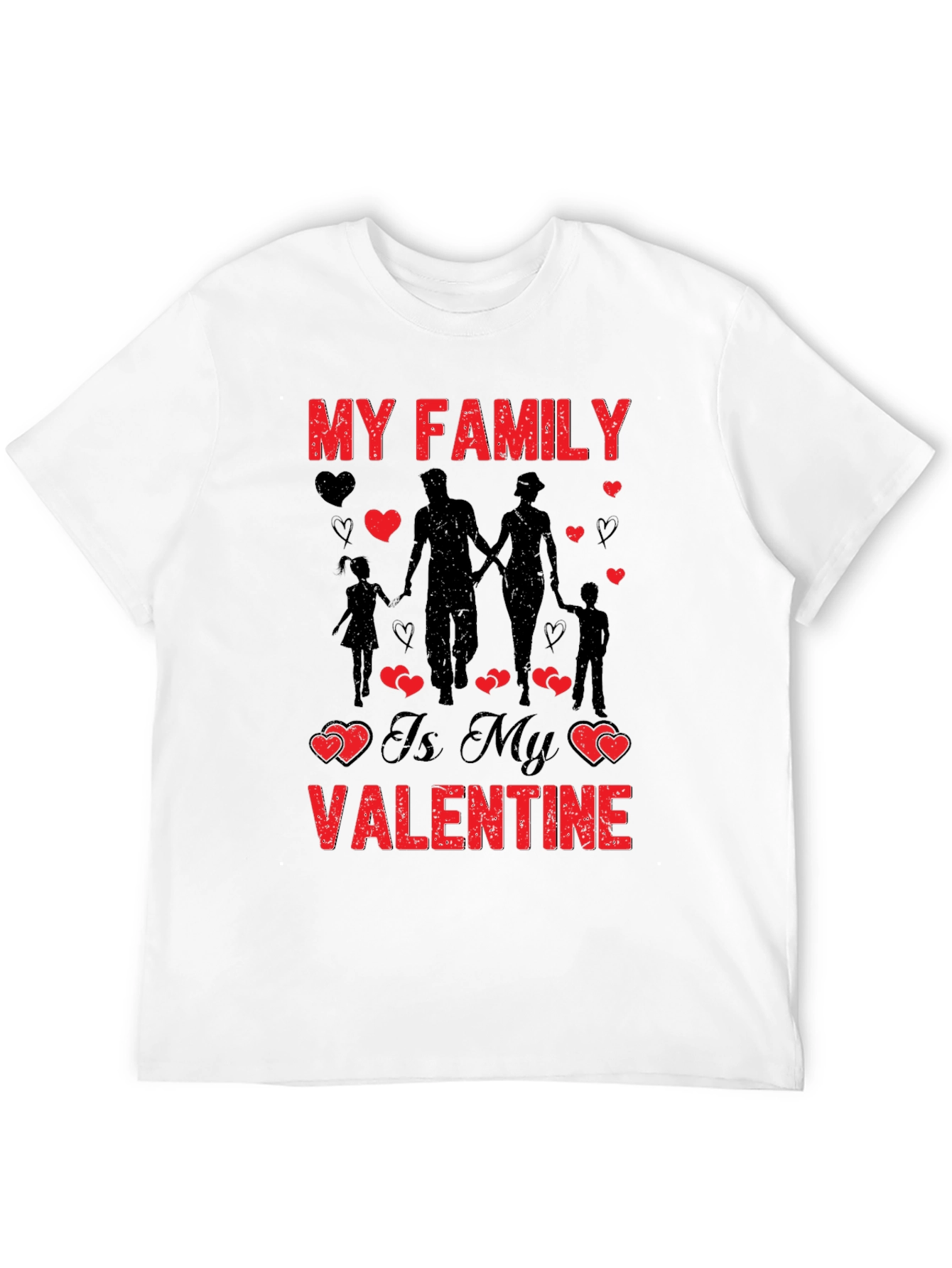 My Family Valentines Day Graphic Tee