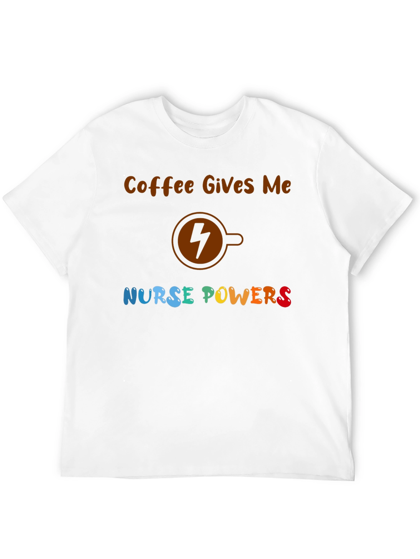 Coffee Nurse Powers Graphic Tee