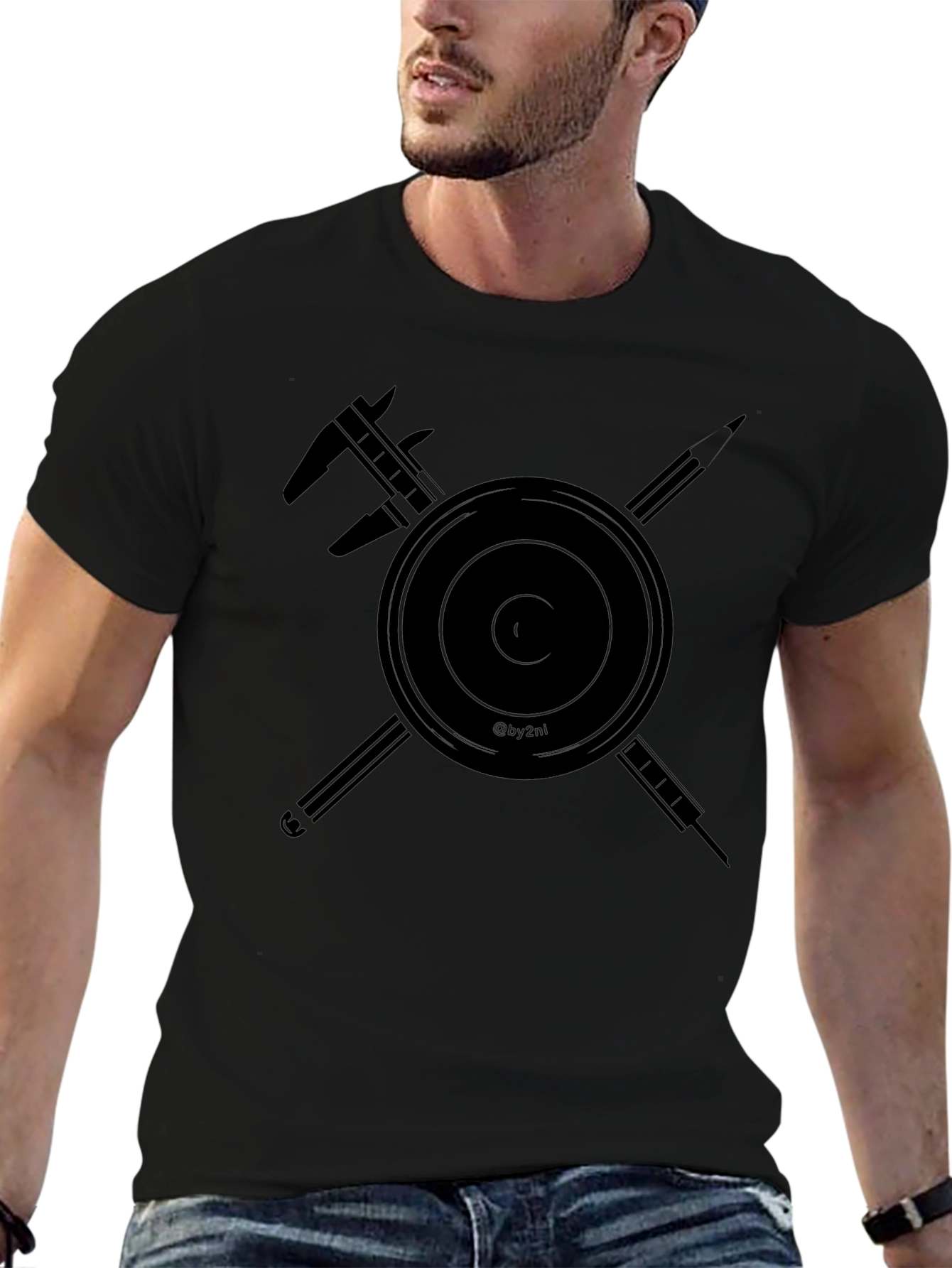 Precision Craft Tee - Black Graphic T-Shirt