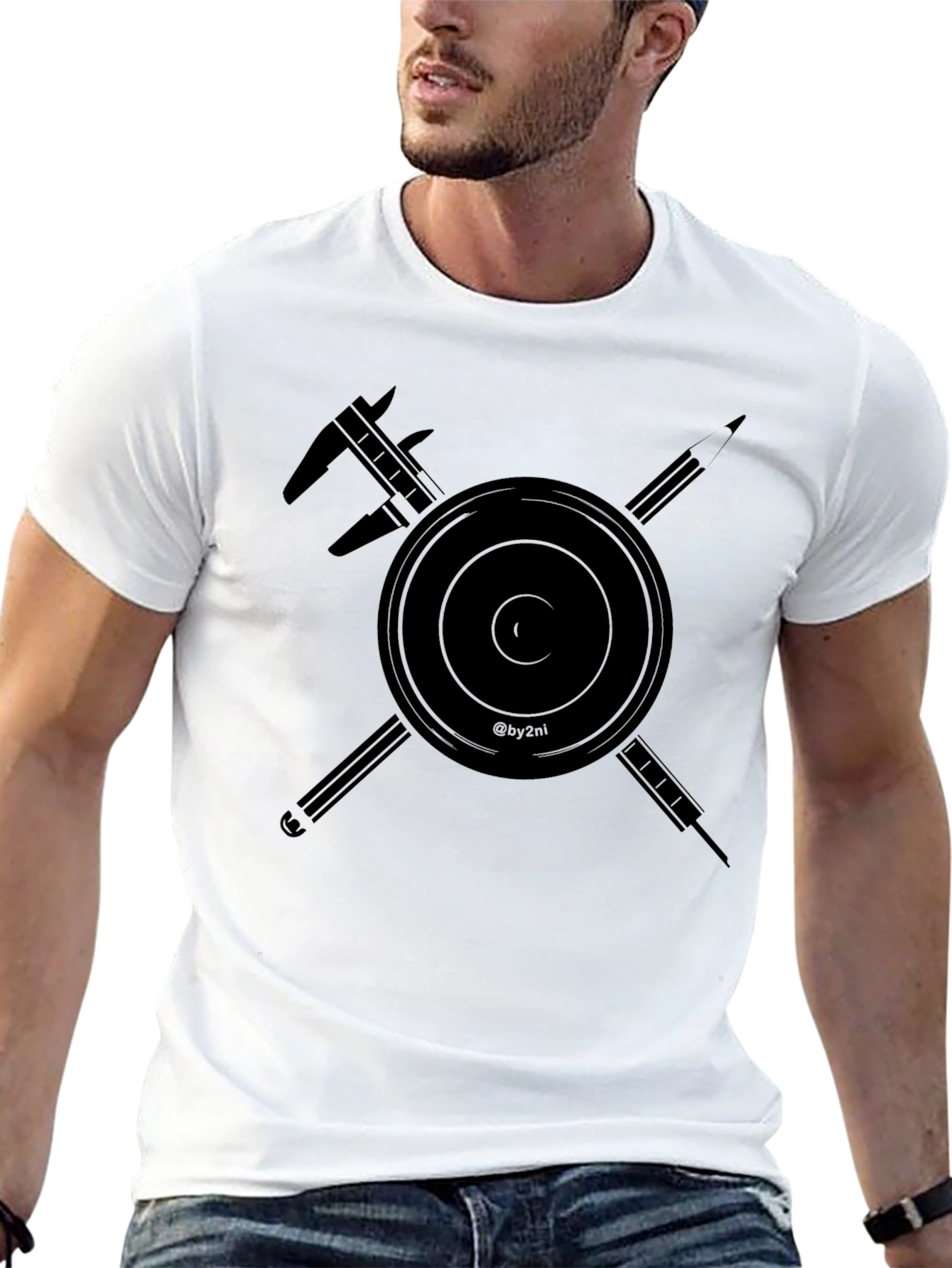 Precision Craft Tee - Black Graphic T-Shirt